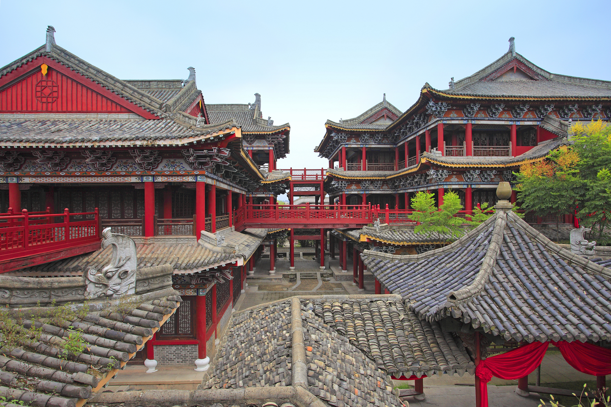 浙江横店宋代仿古建筑