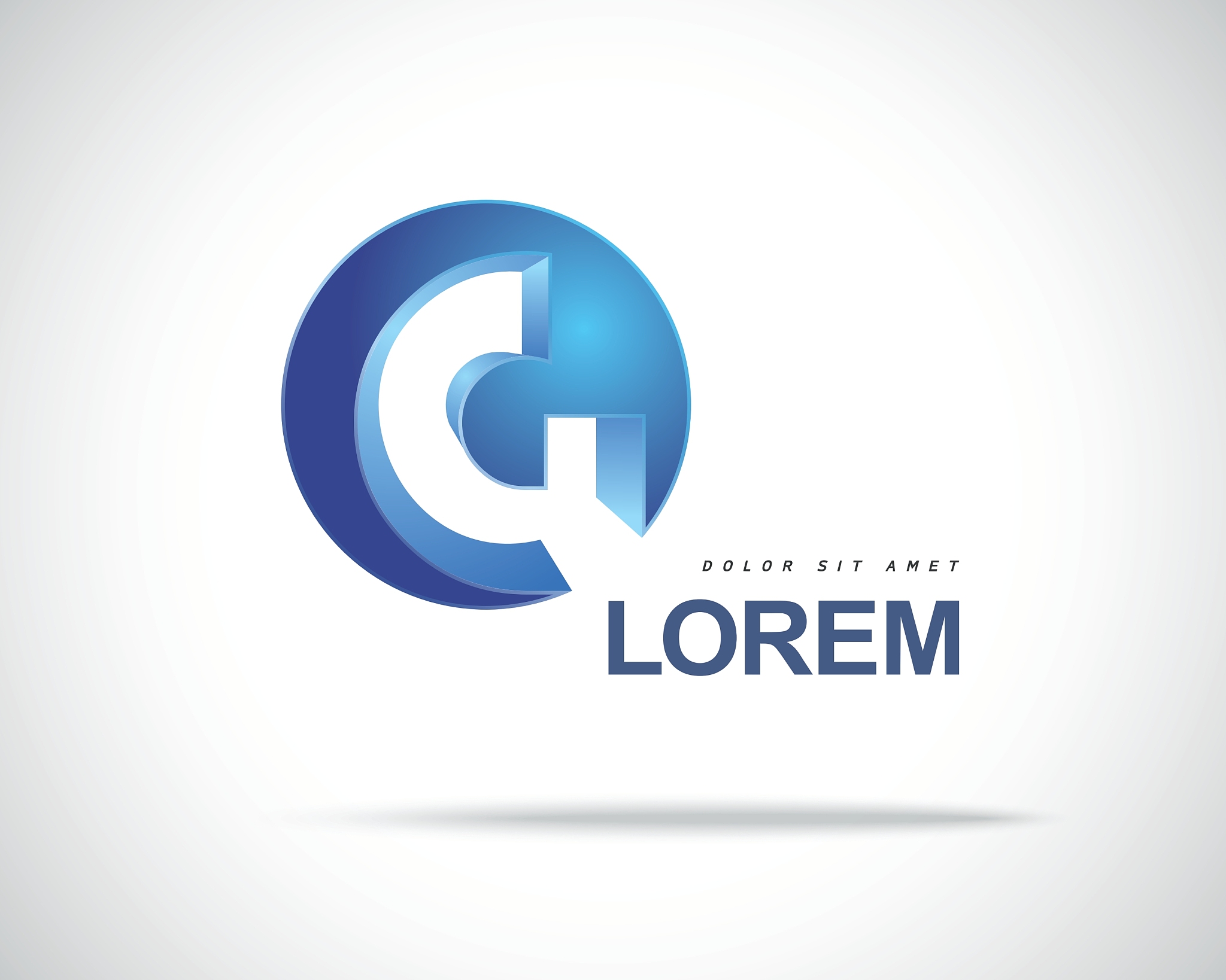 abstract logo design template