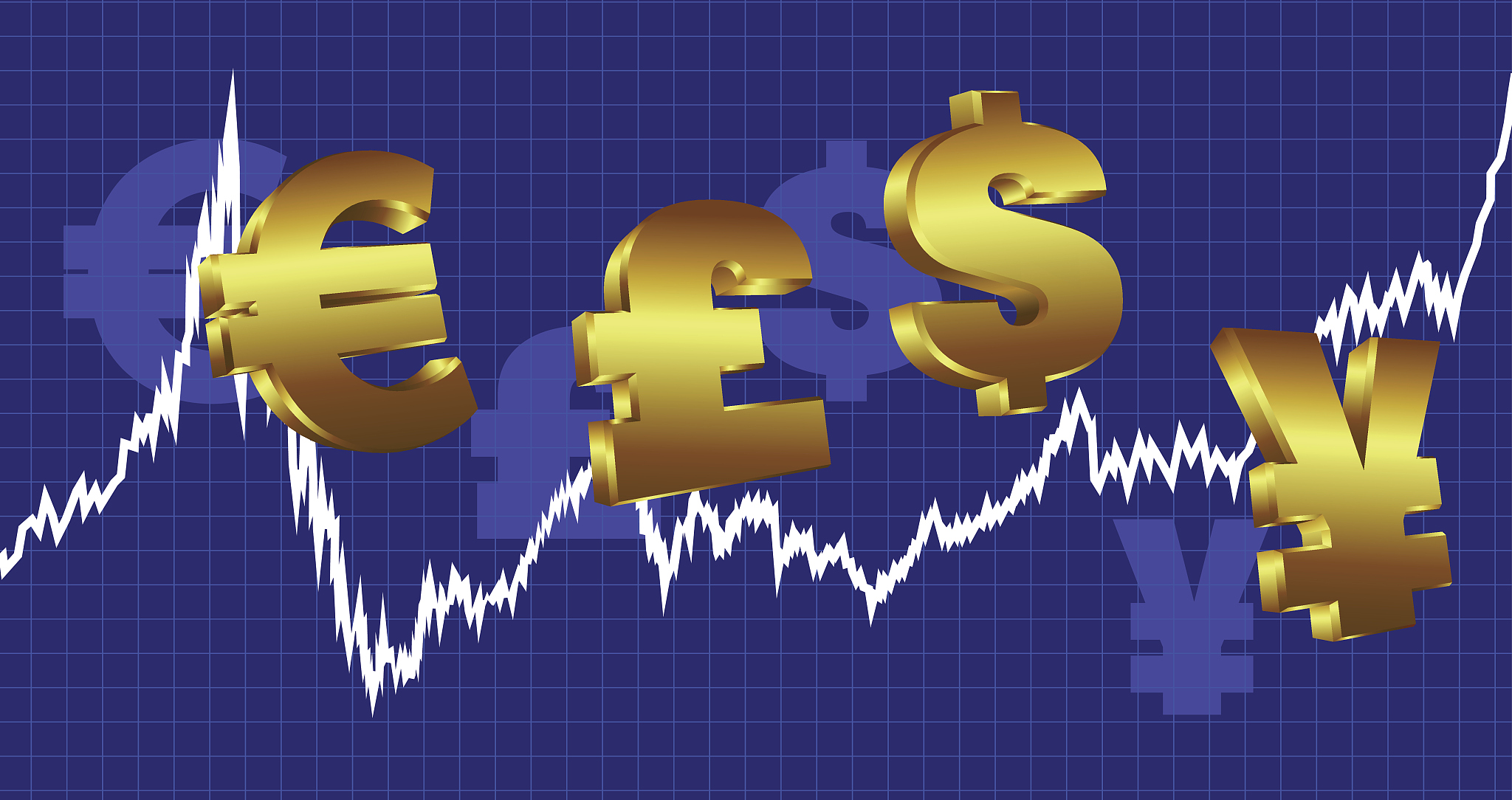 currency graph money background