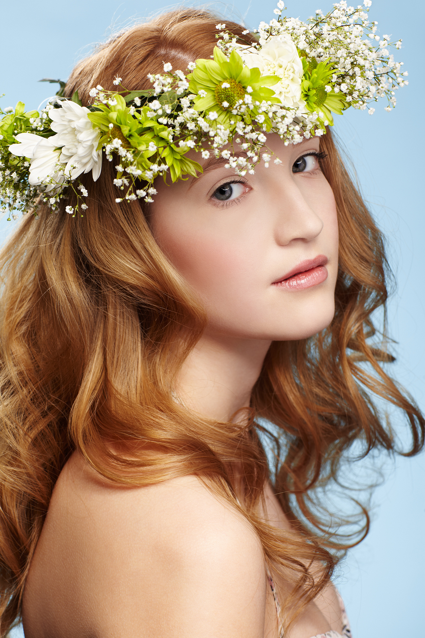 糖果头发女孩：梦幻般的立体摄影作品