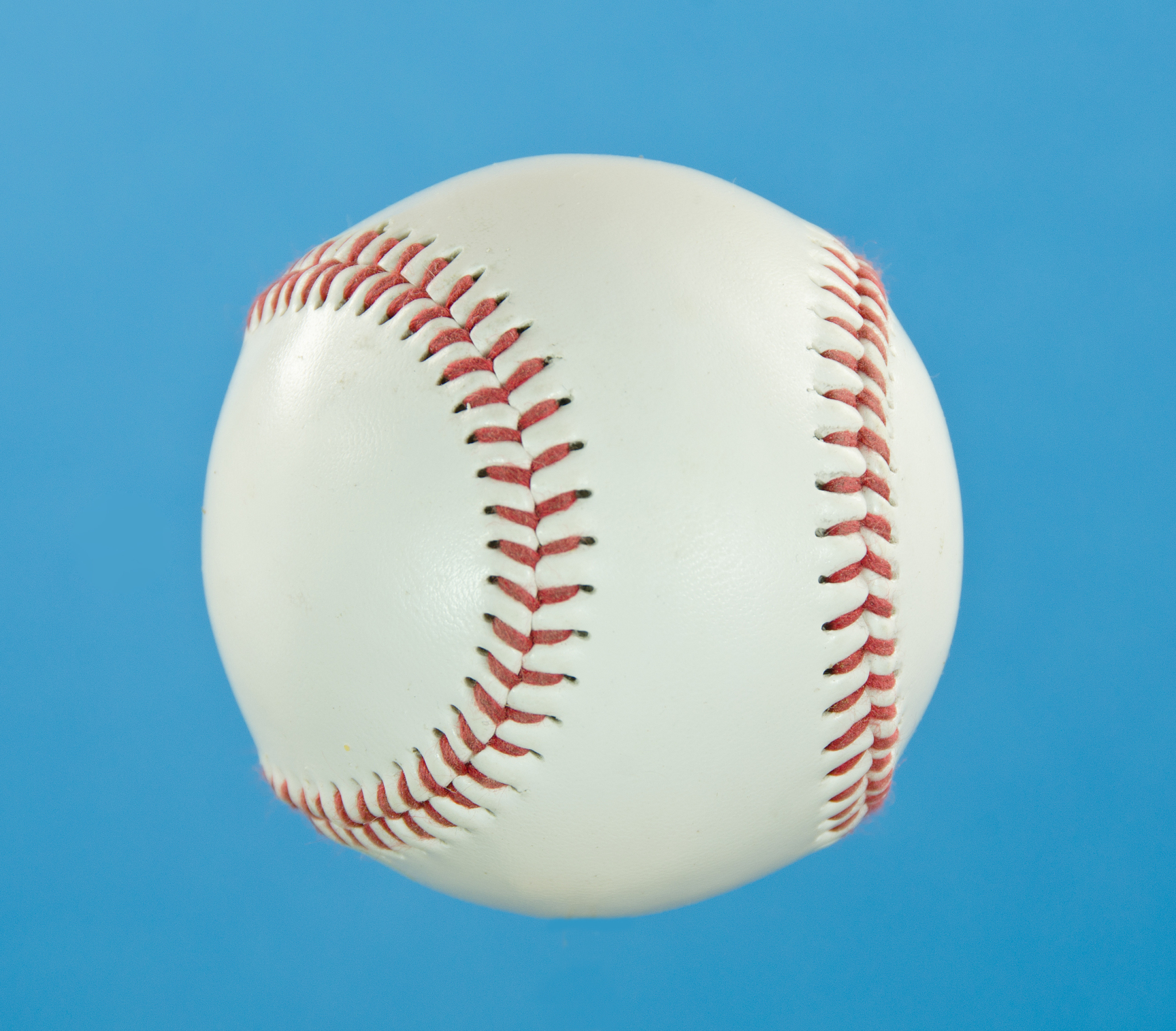 baseball on blue