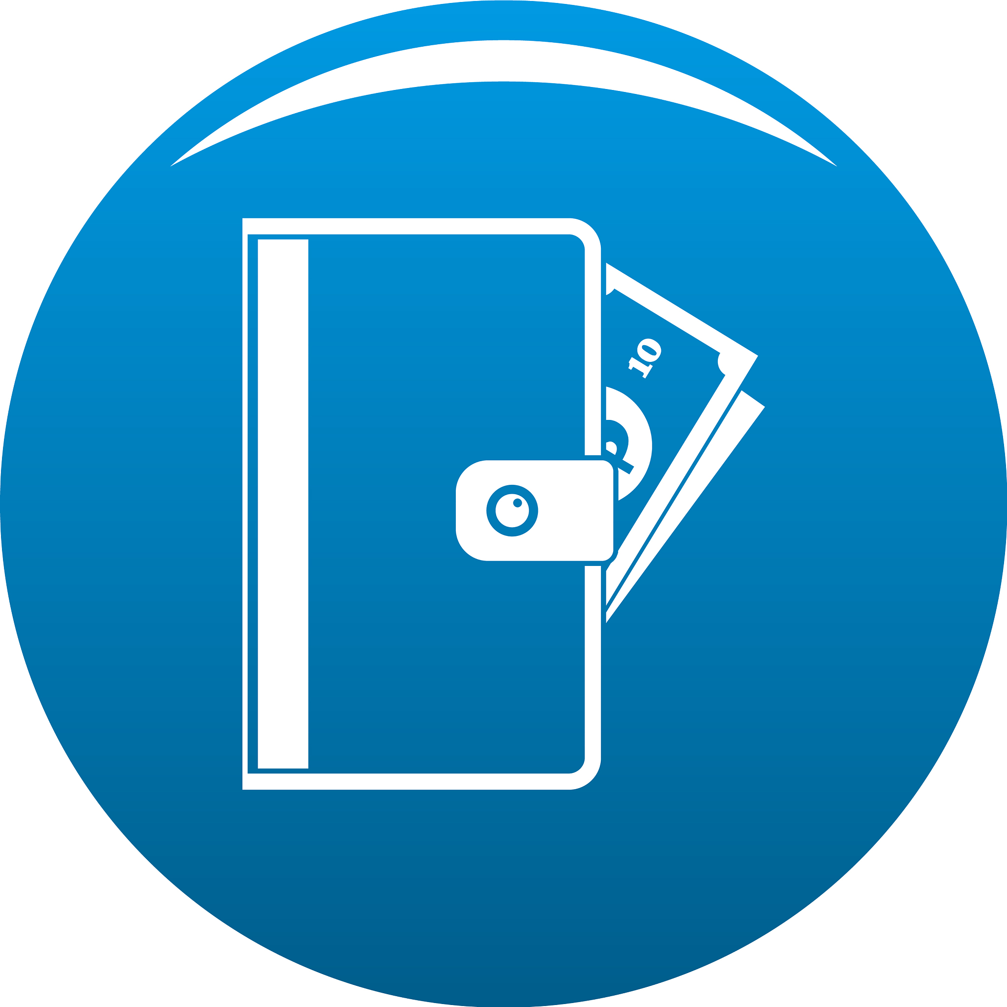 credit card icon blue