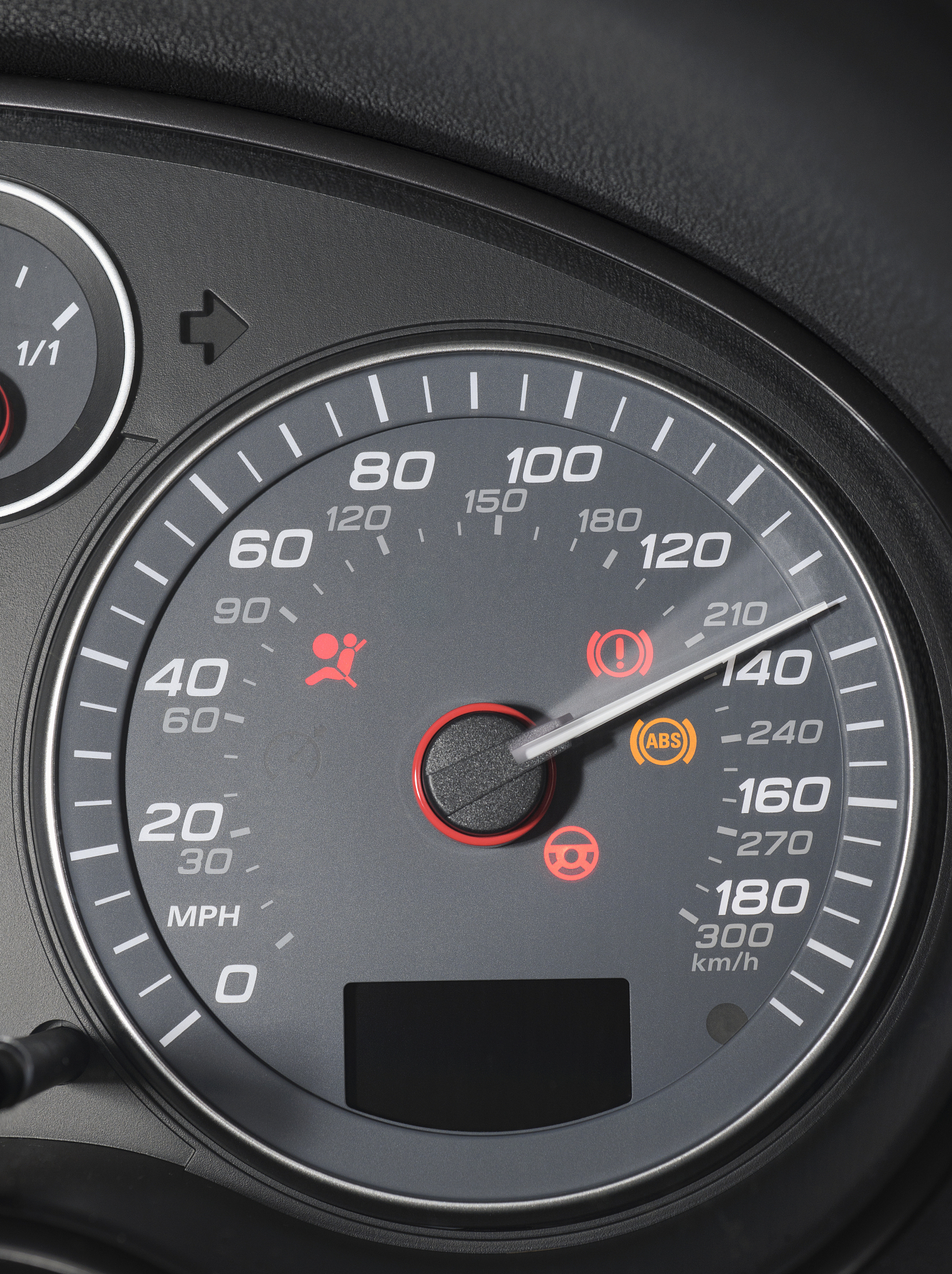 speedometer display: very high speed