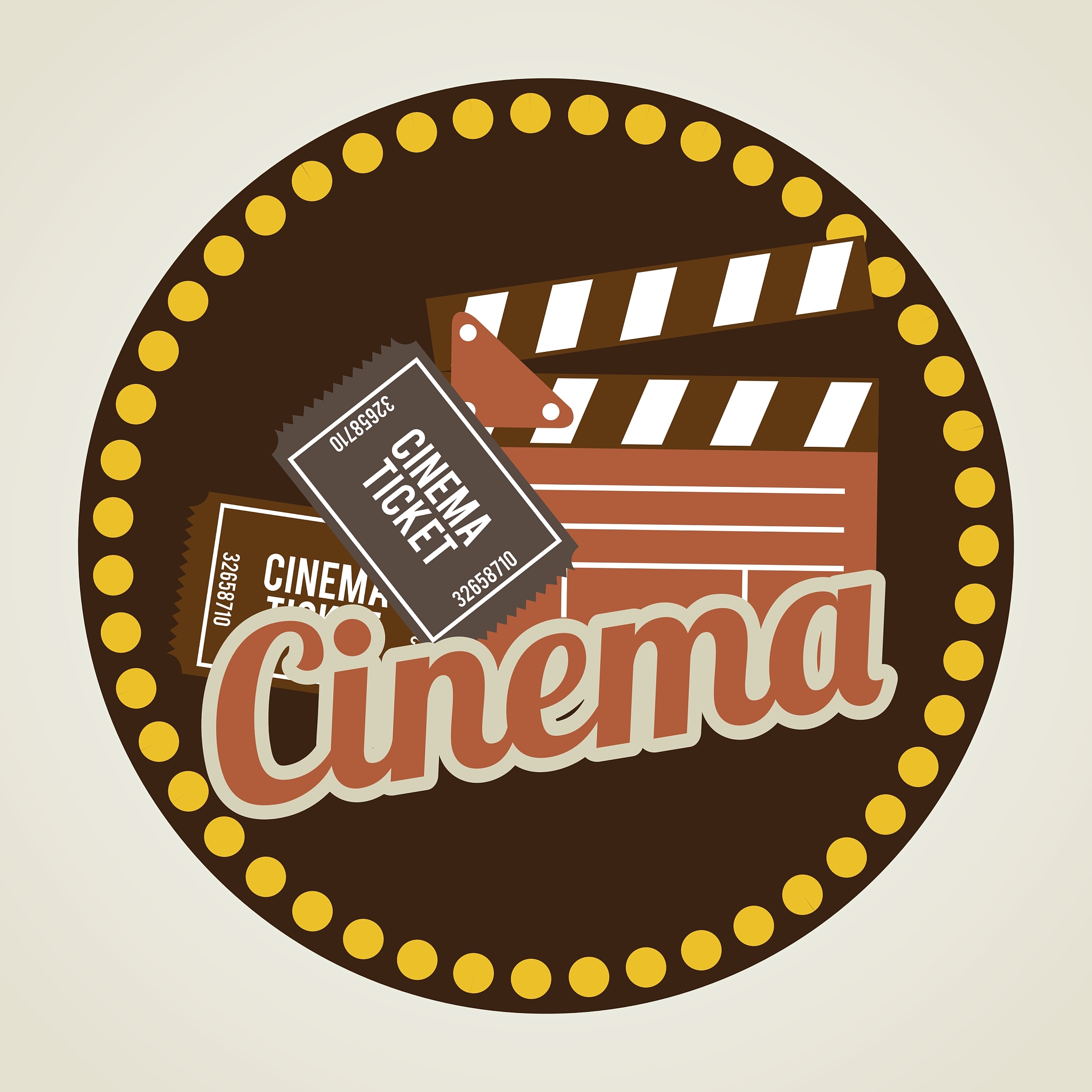 cinema icons design