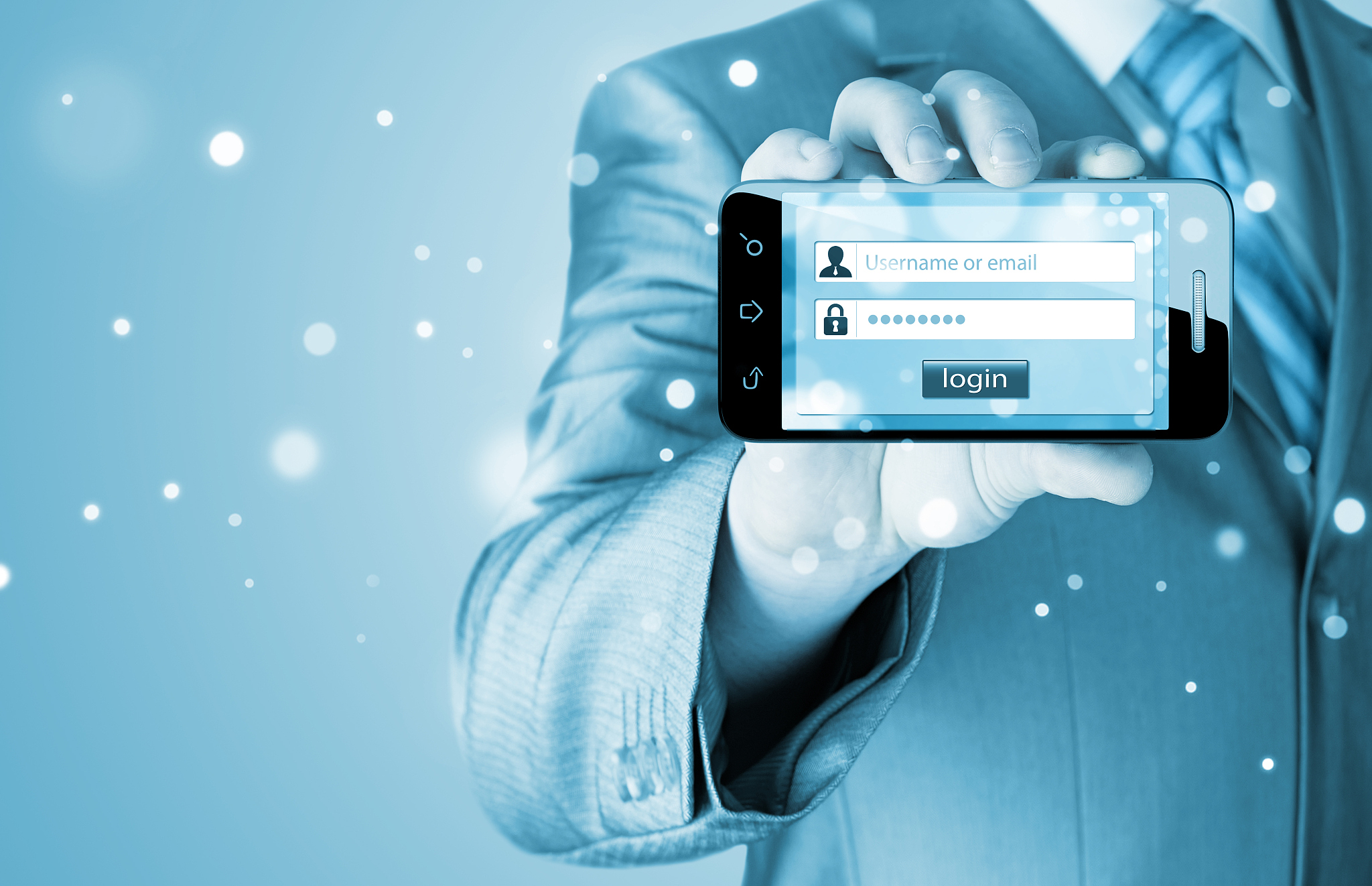 login and password