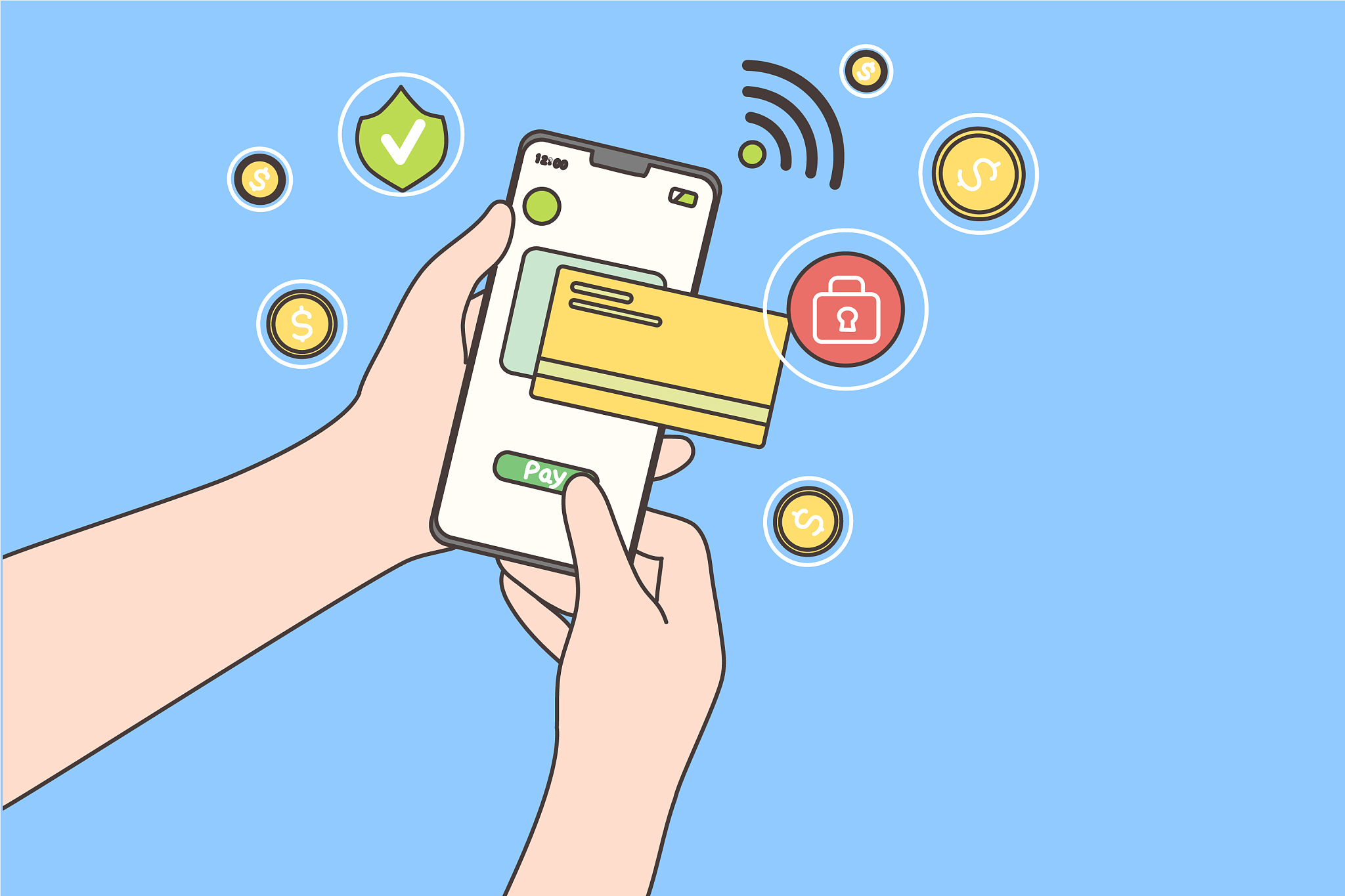 online payment technology shopping mobile phone