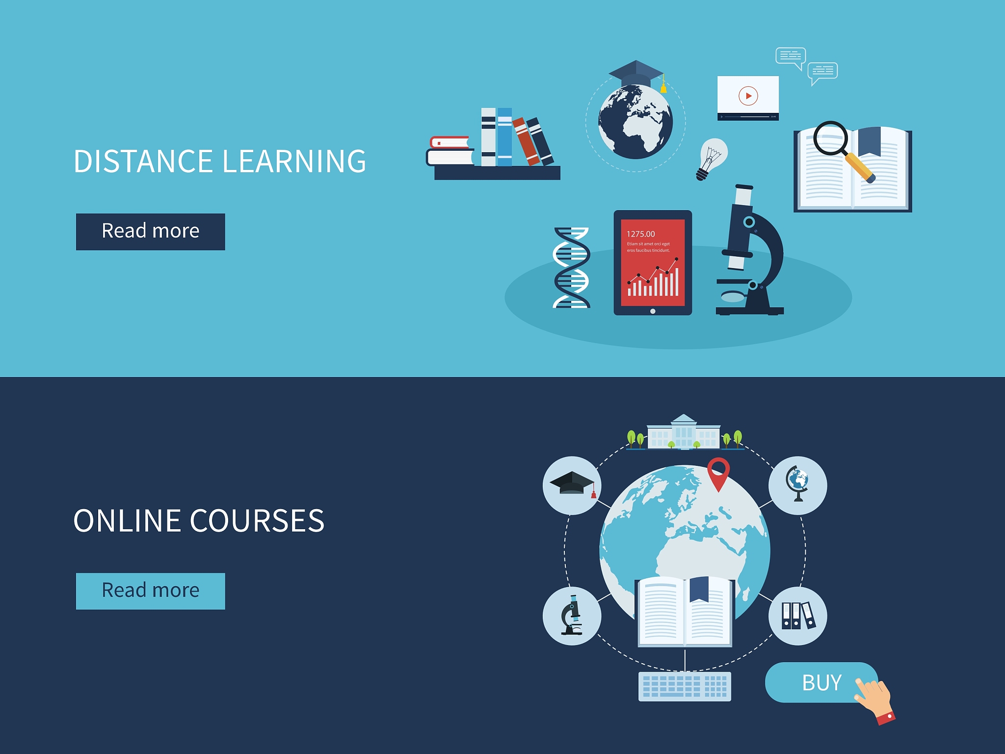 online education and courses