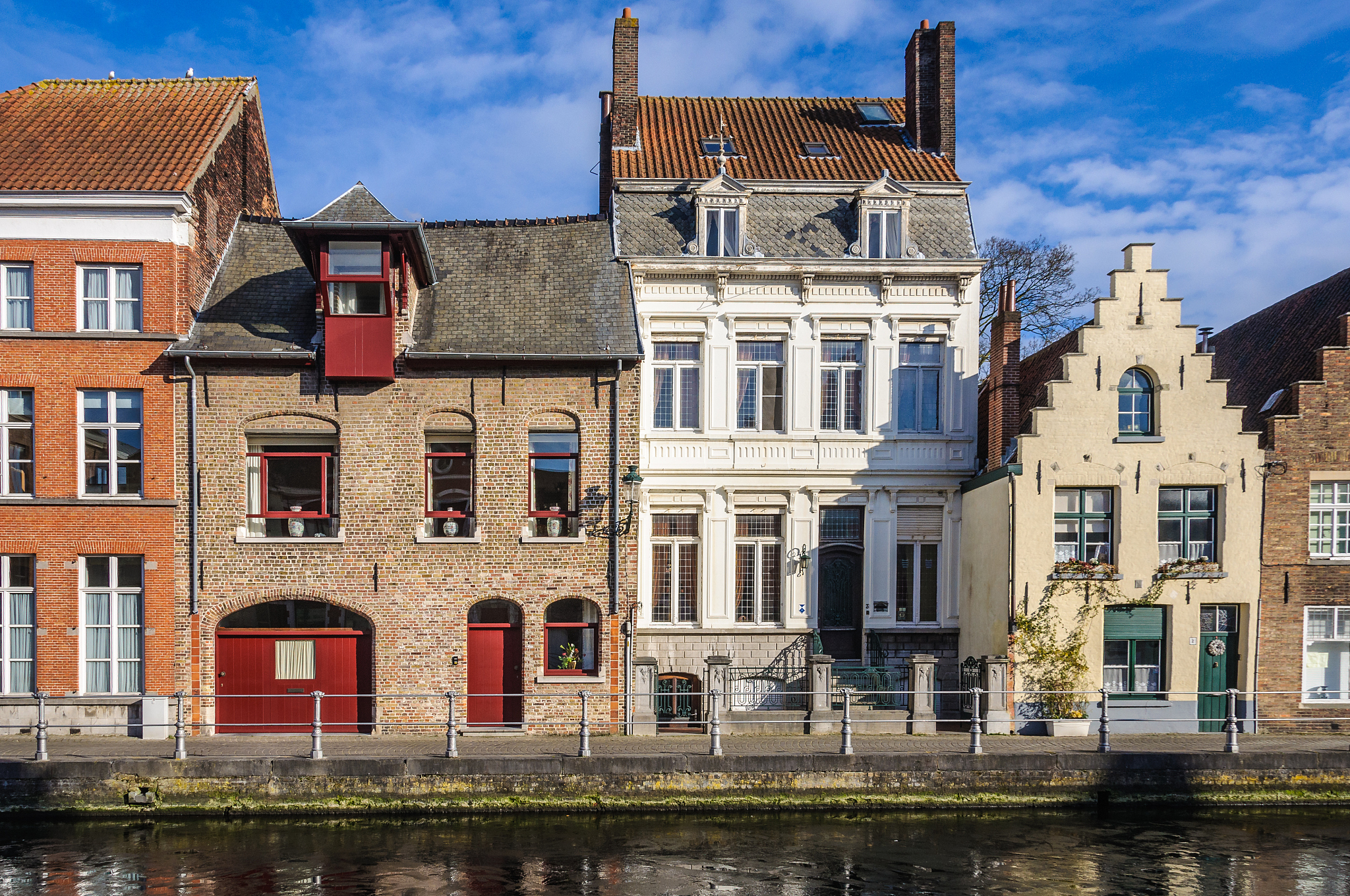 flemish buildings in the unesco world heritage town of bruges, b