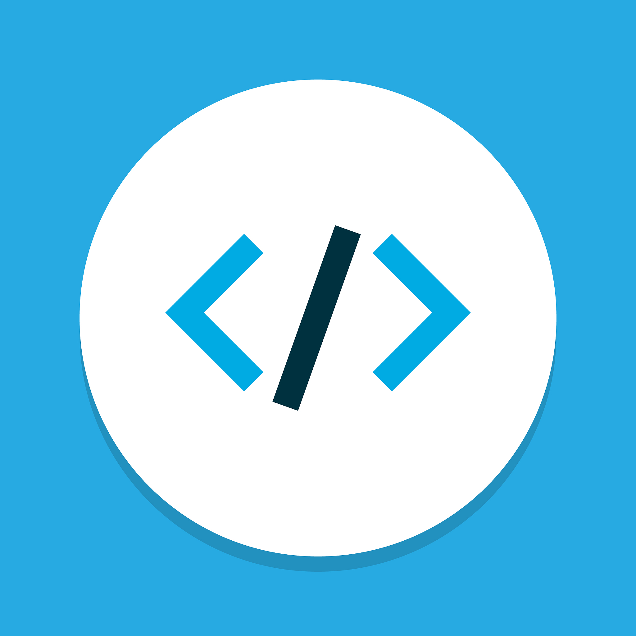 code icon colored symbol premium quality isolated