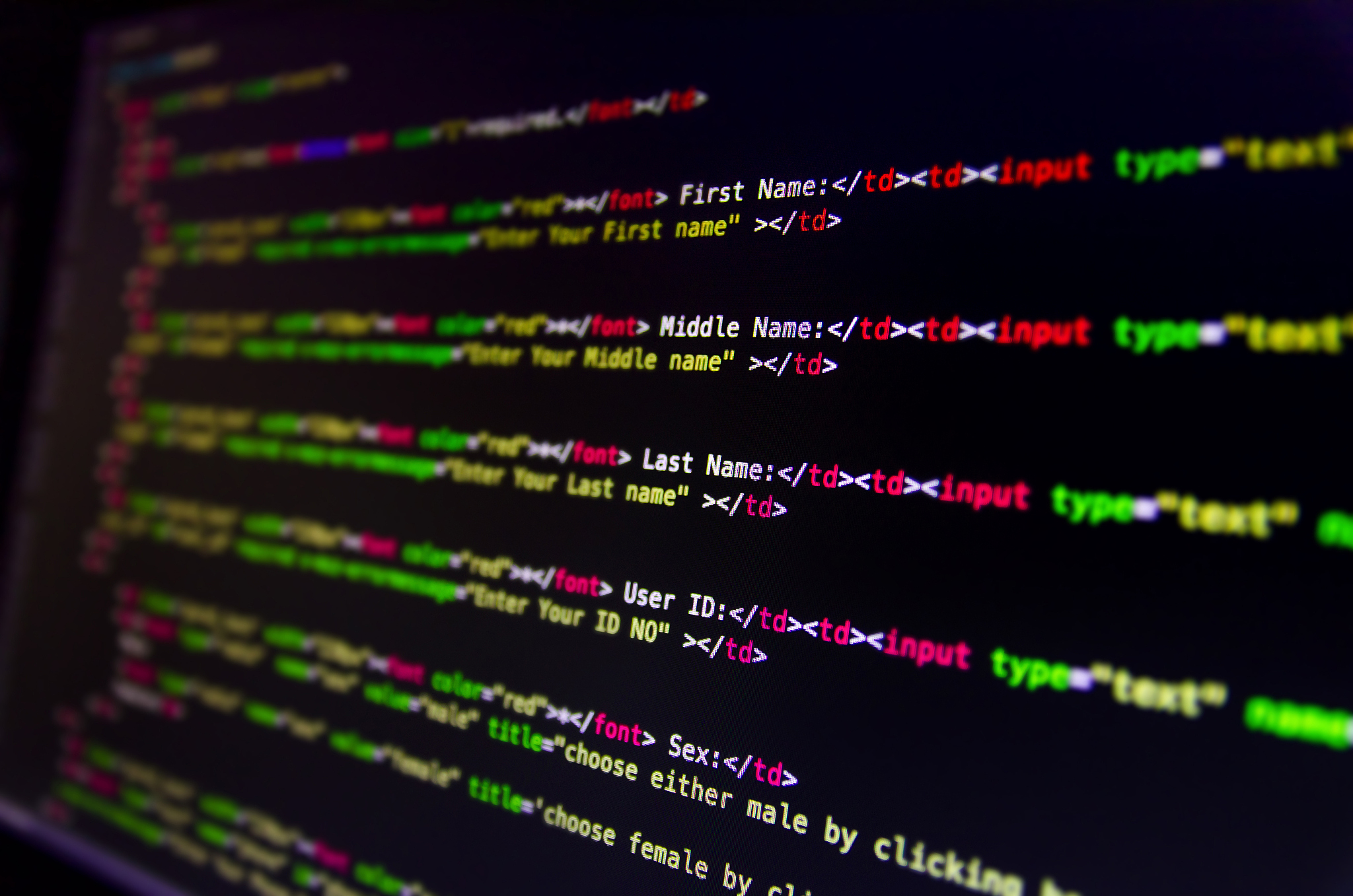 desktop source code and wallpaper by computer language with codi