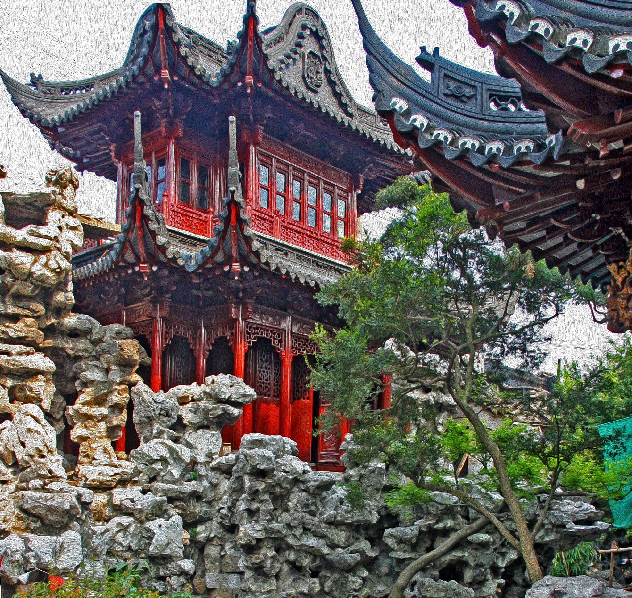 古代亭台楼阁：仙境般的建筑之美
