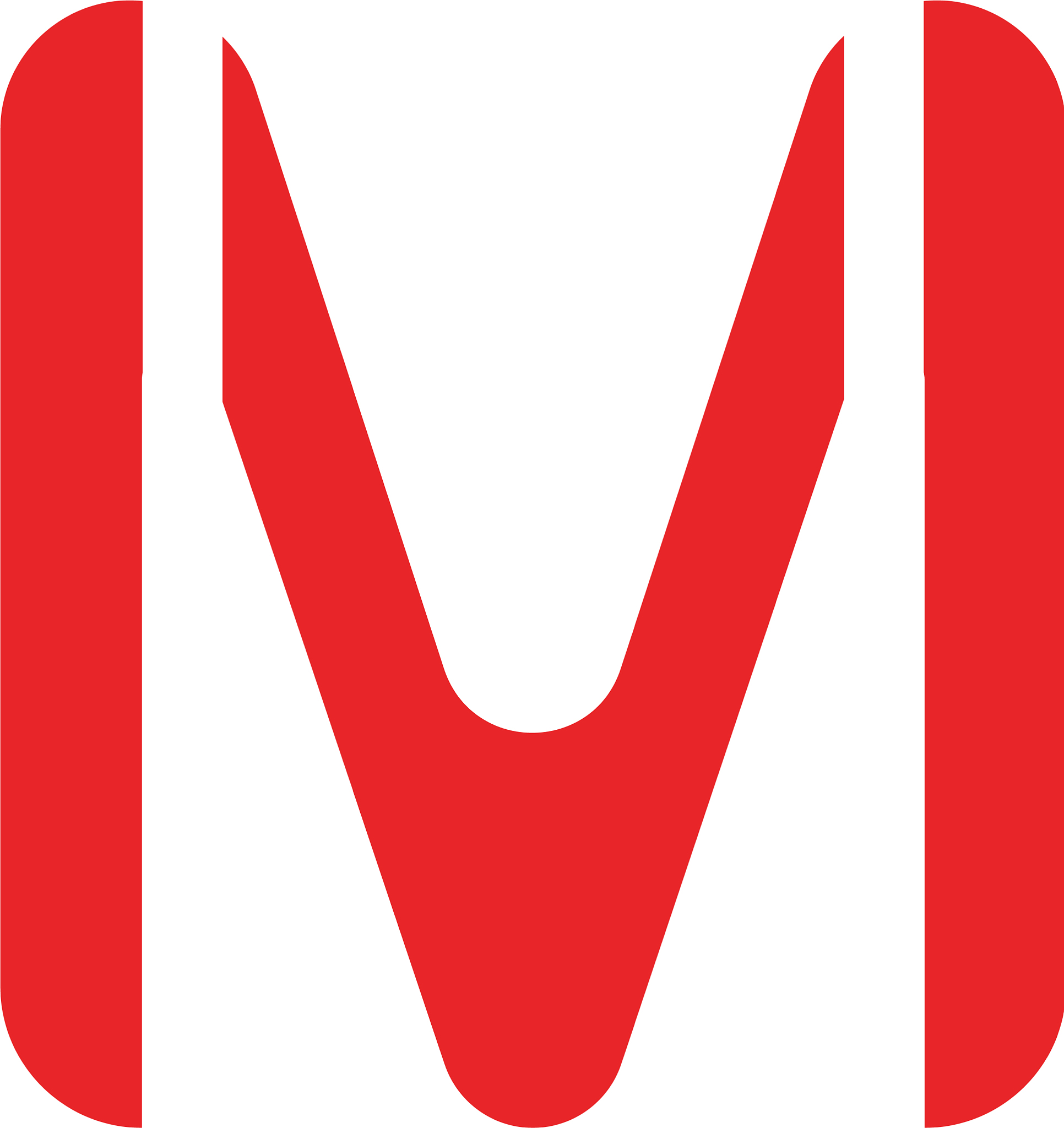 m logo business template icon