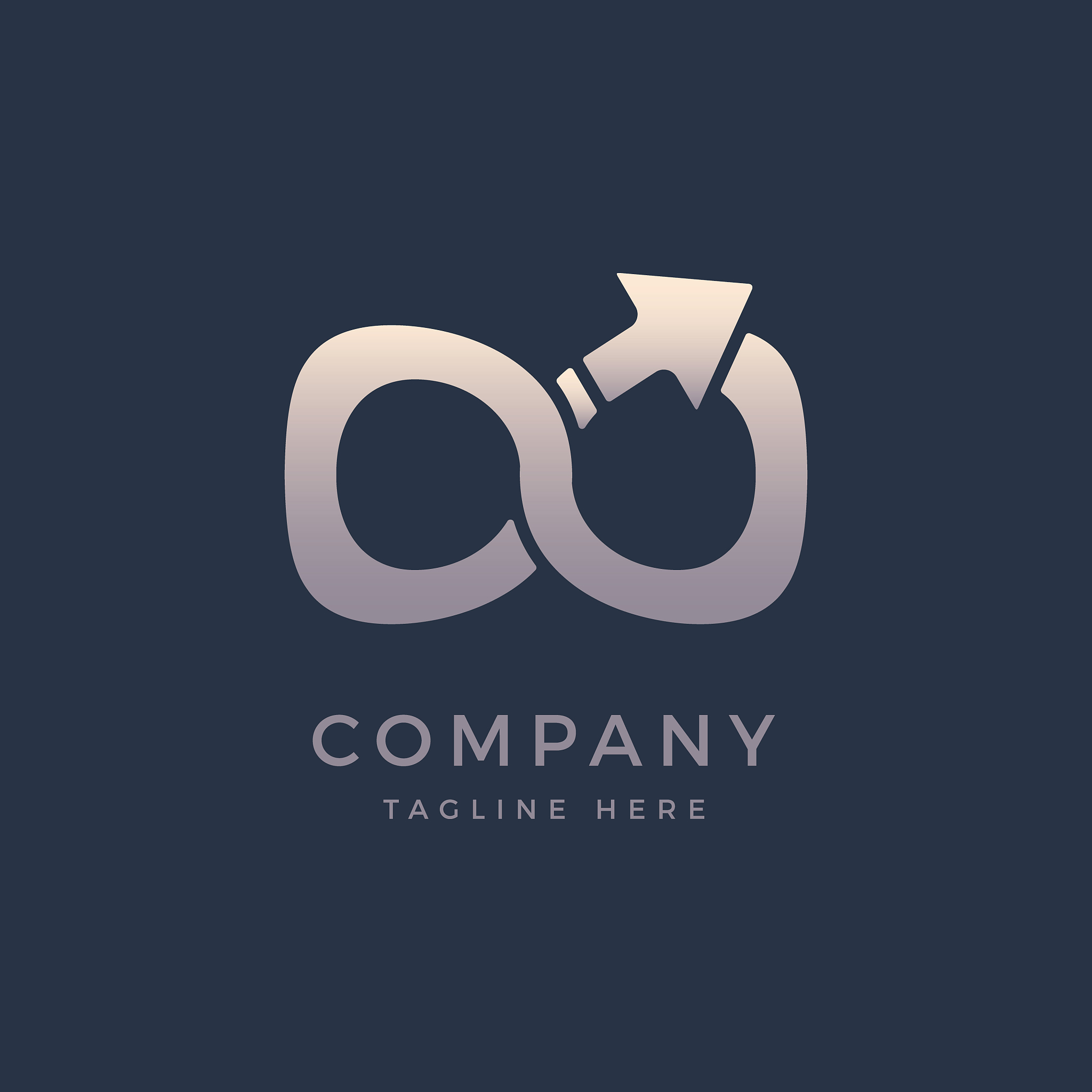 infinity logo design template