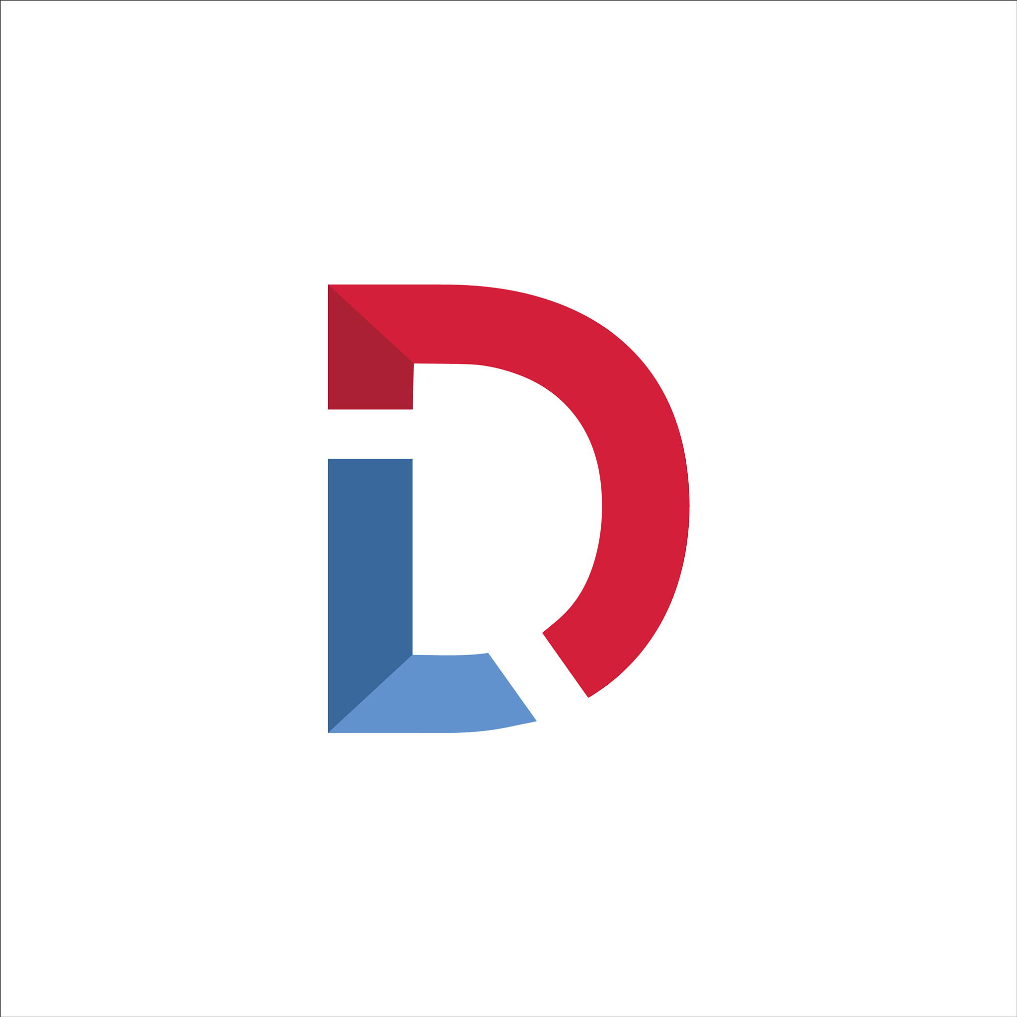 initial letter dl logo template design