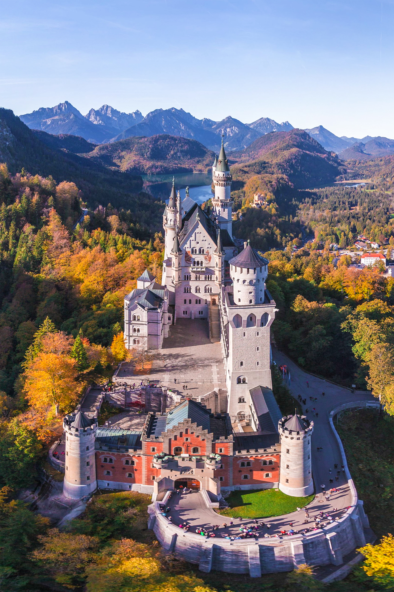 新天鹅堡图片 - 壮丽城堡，美不胜收