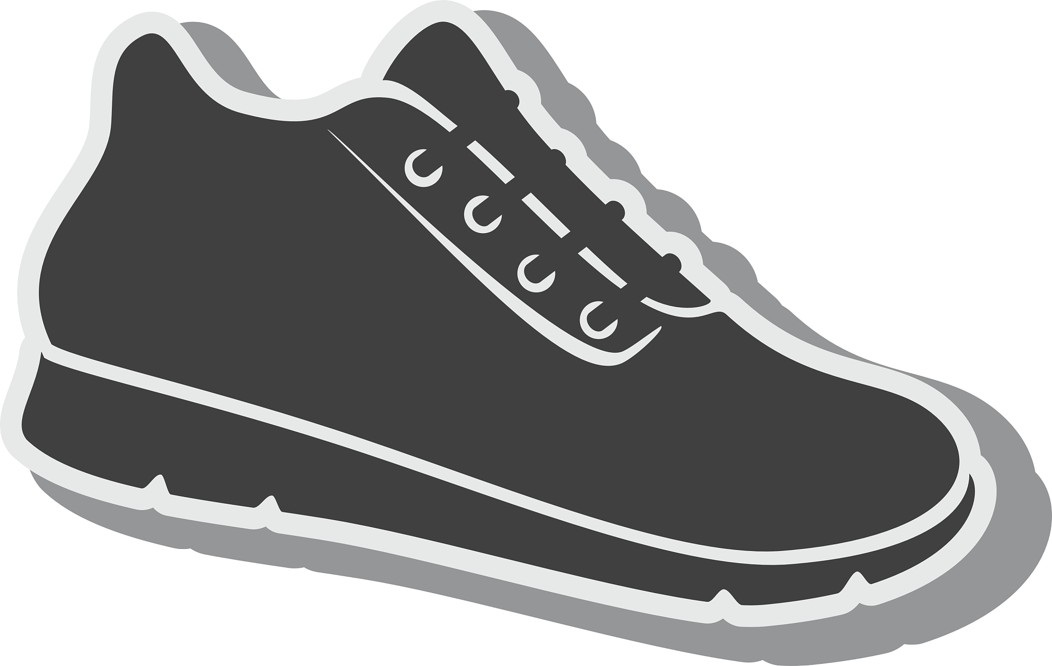 sport running shoes