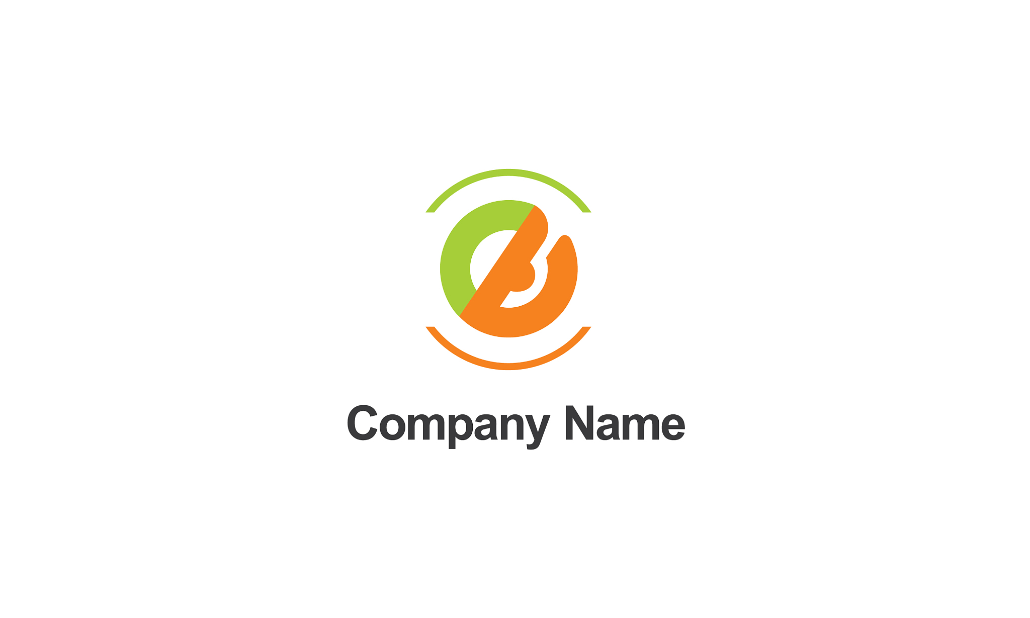 round circle media technology logo