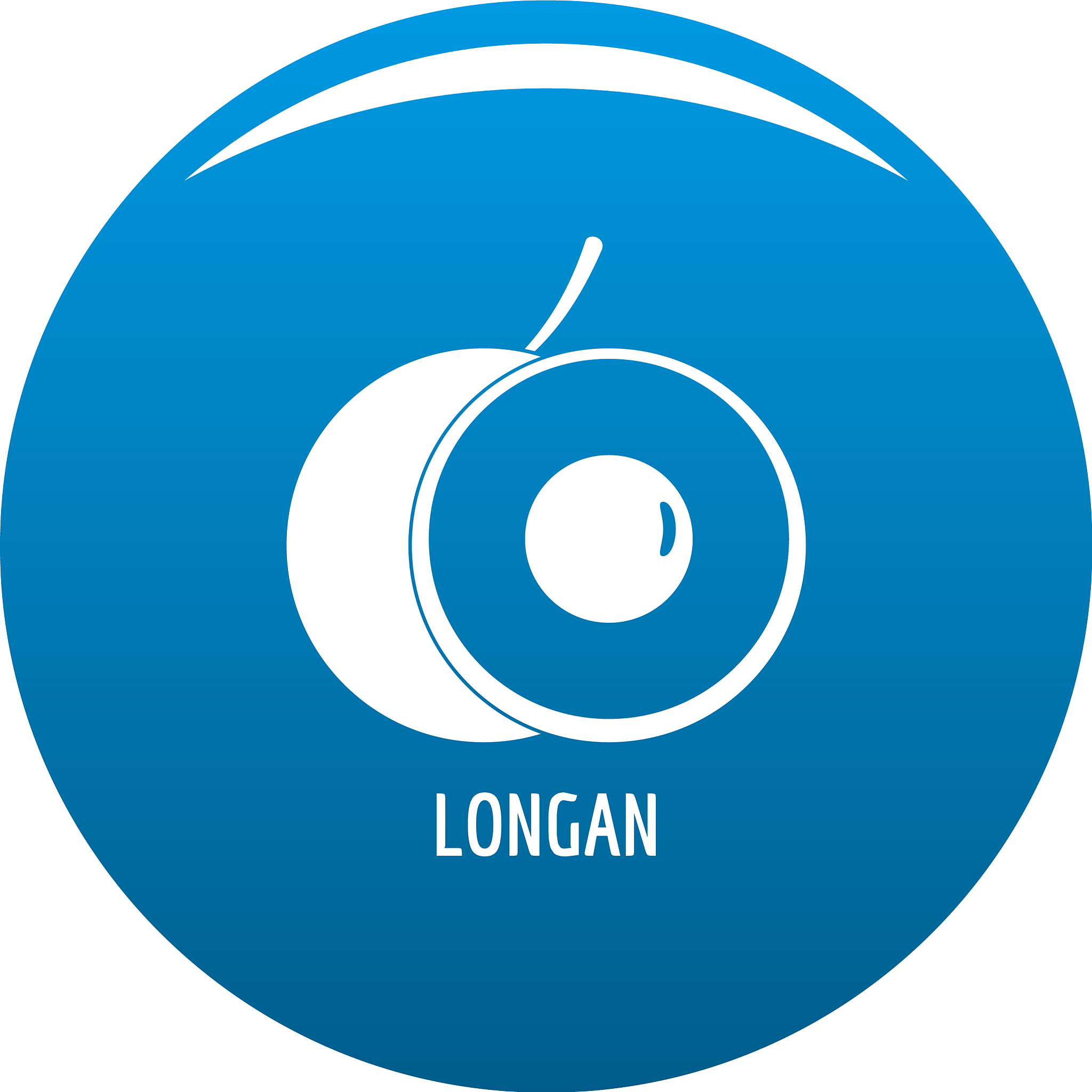 longan icon blue