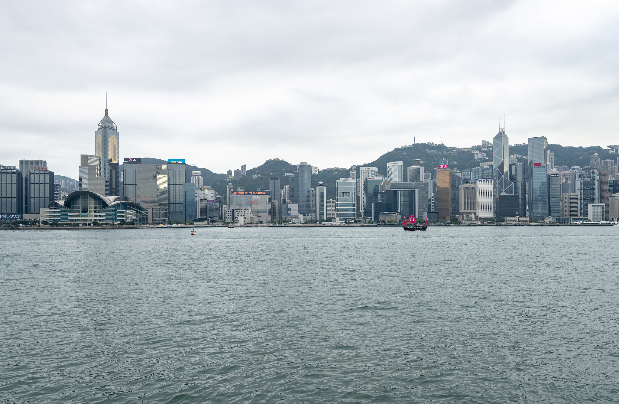 hong kong city skyline