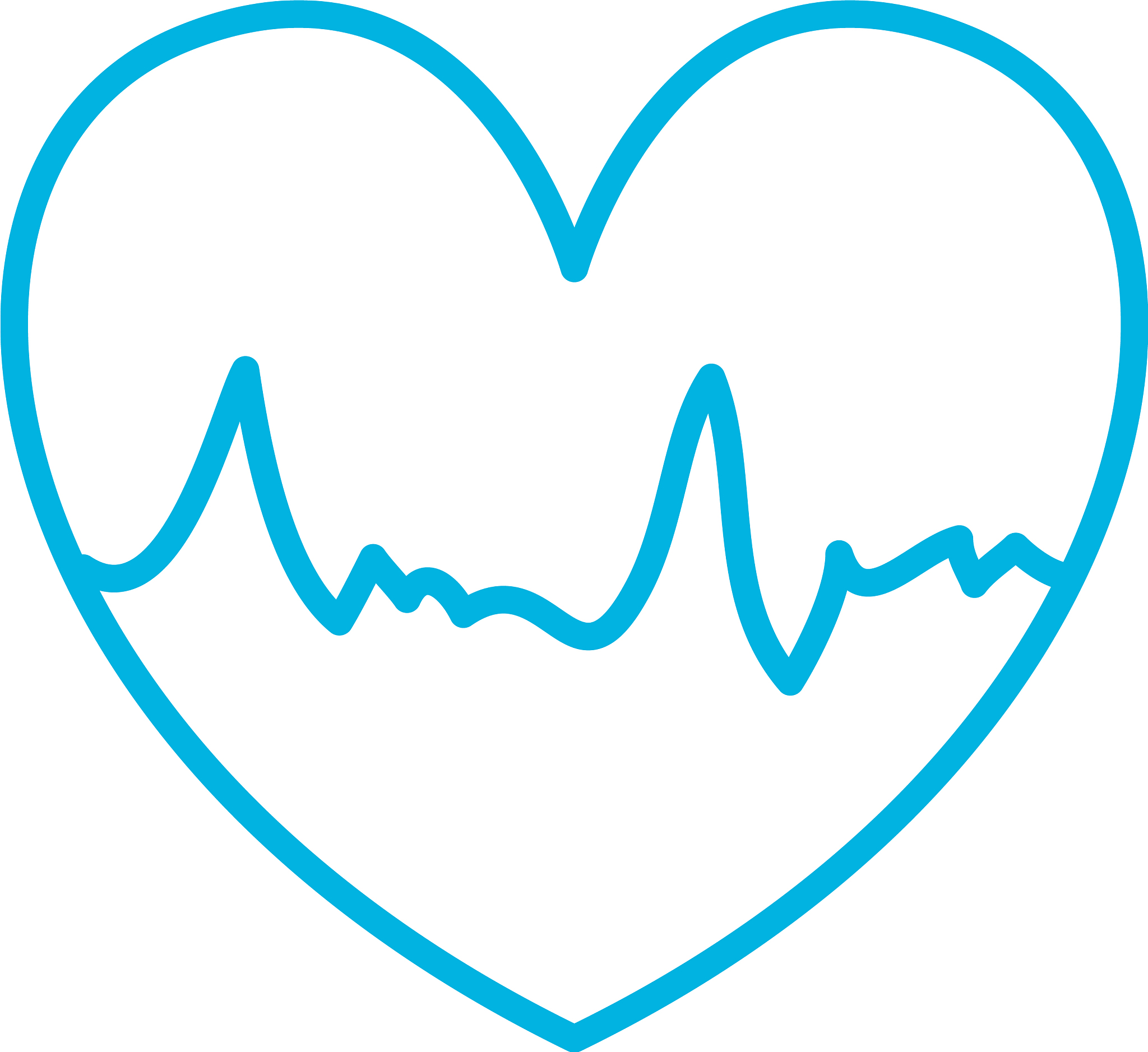 isolated heart pulse line style icon design