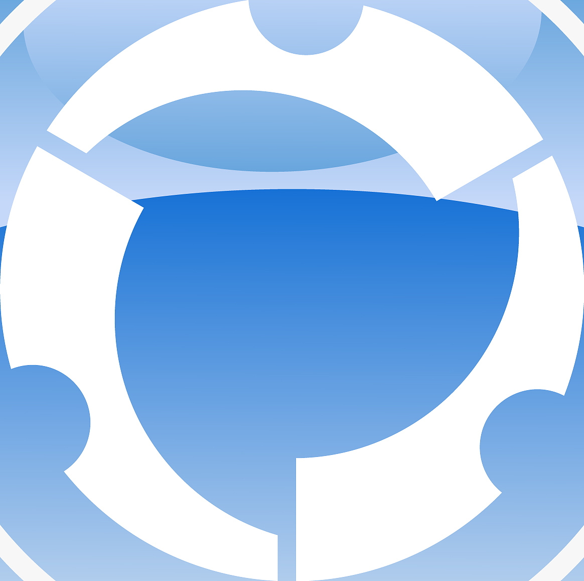glossy icon round abstract