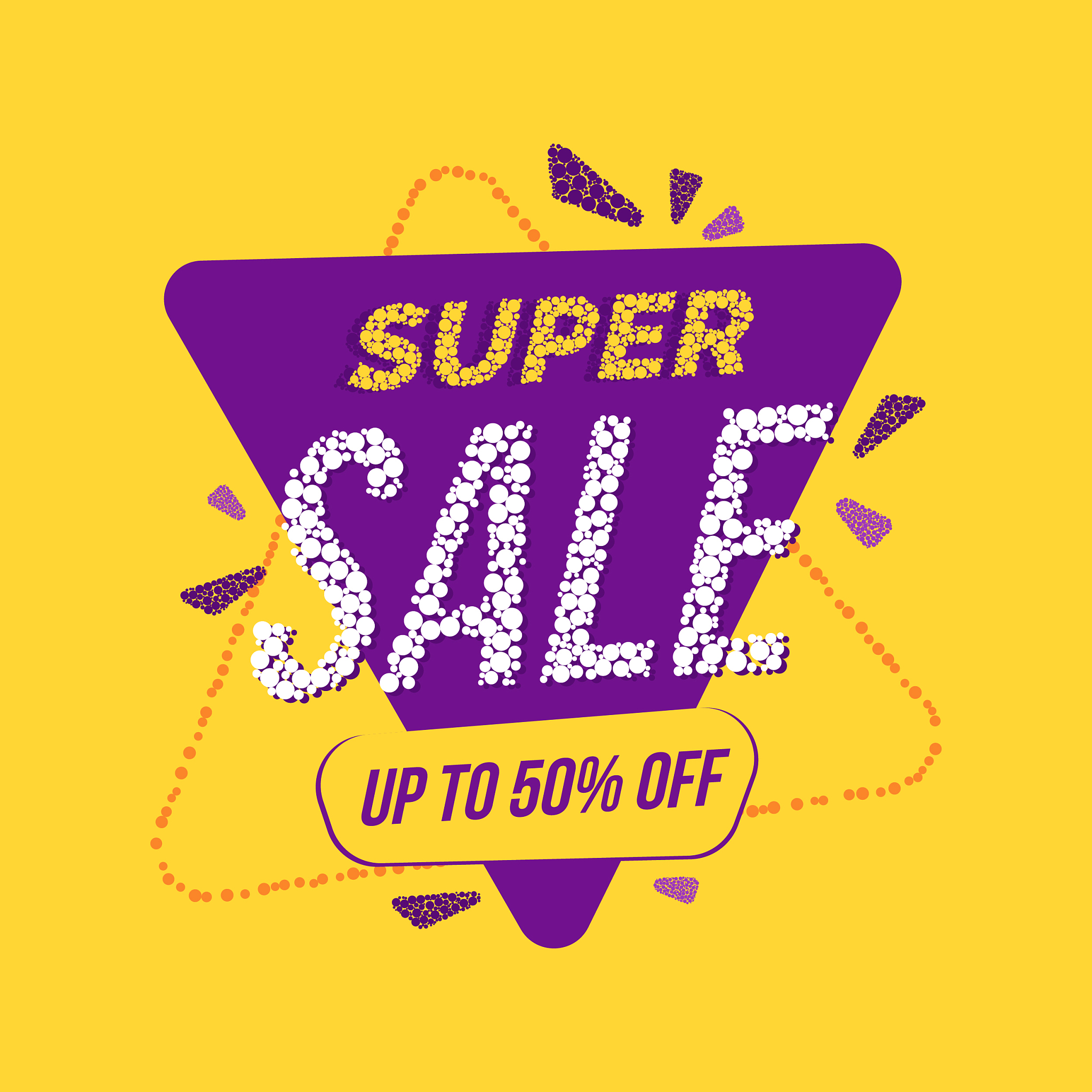sale offer banner design - vector banner template