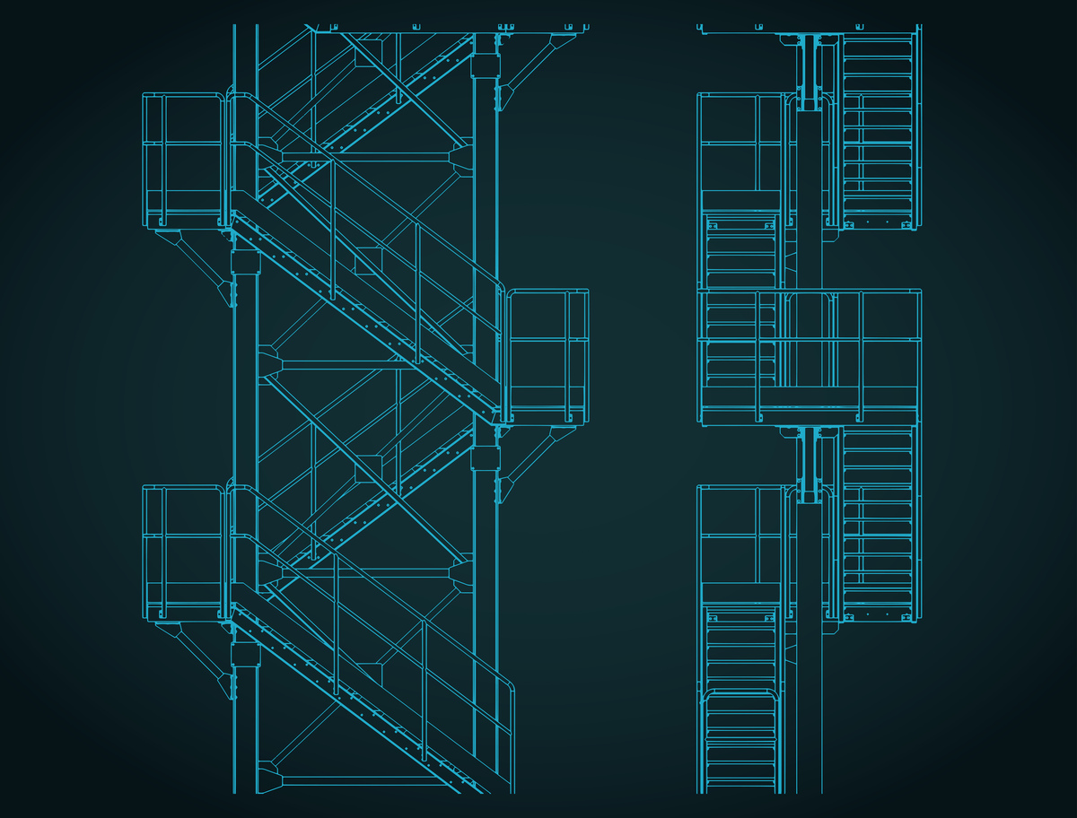 钢梯施工技术设计方案5000字左右