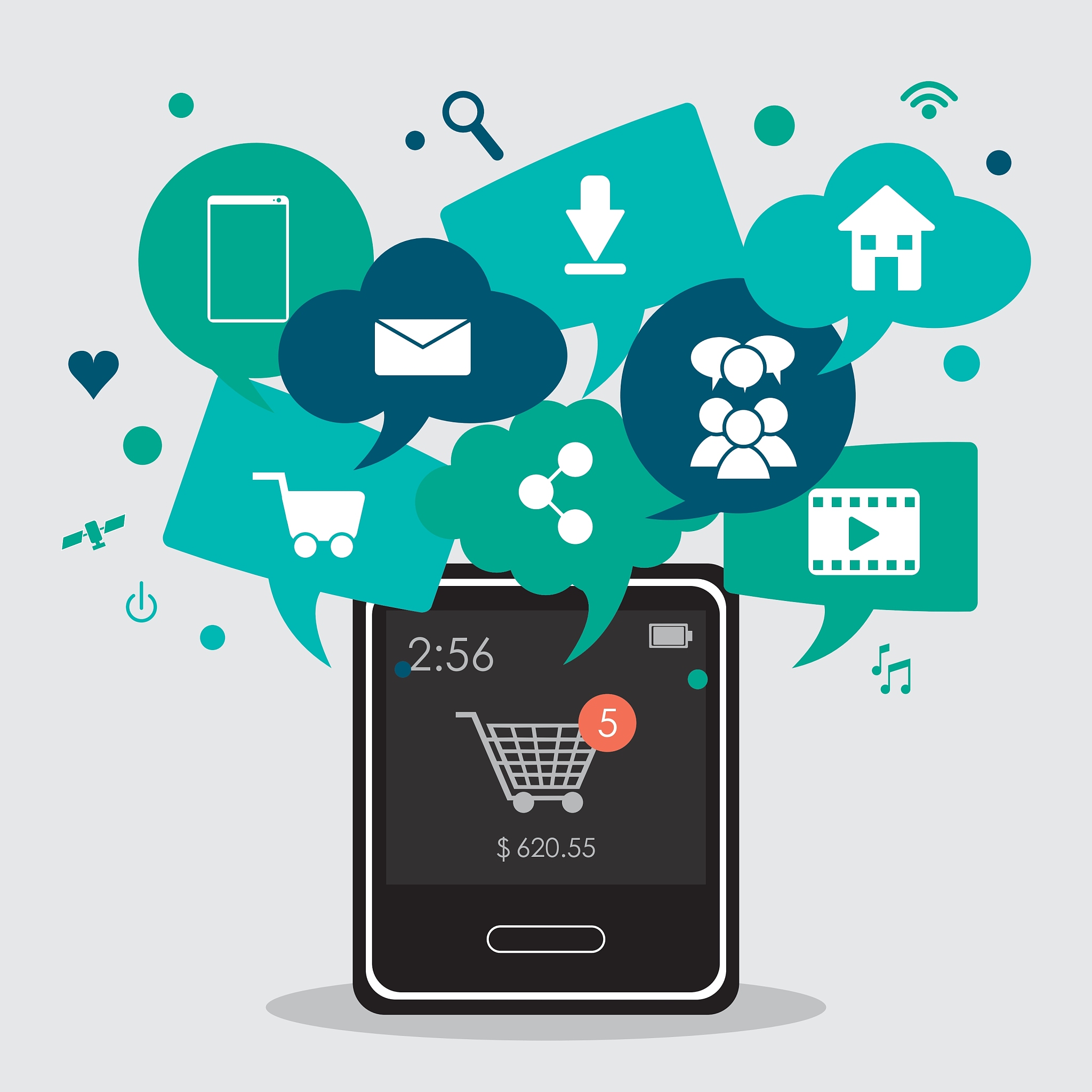 watch icon wearable technology design