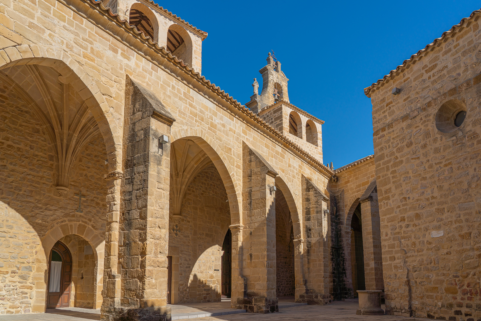 detail of the church of santa maria de los reales alcazares, ube