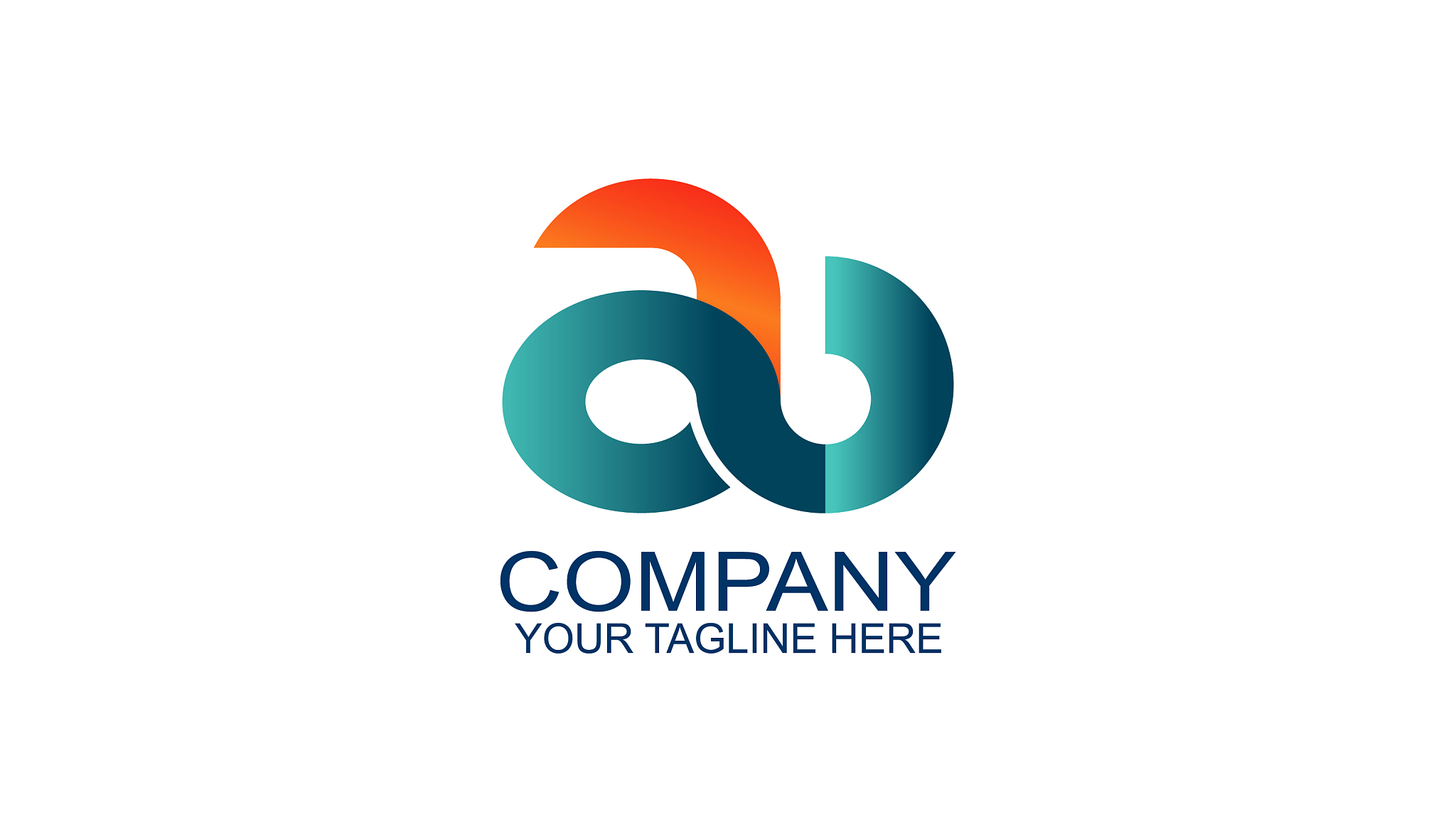 letter a logo design template with infinity logo
