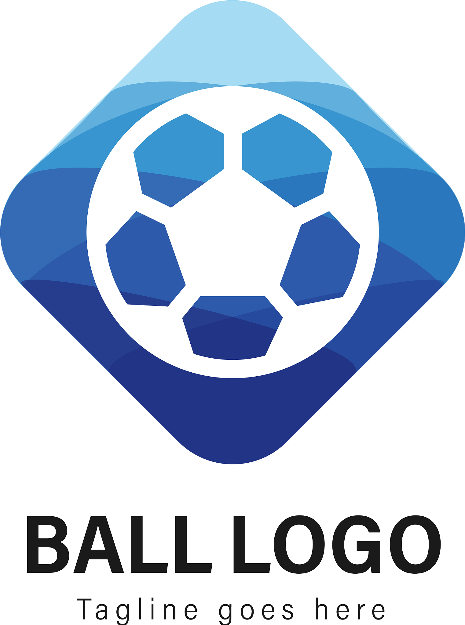 soccer logo template design
