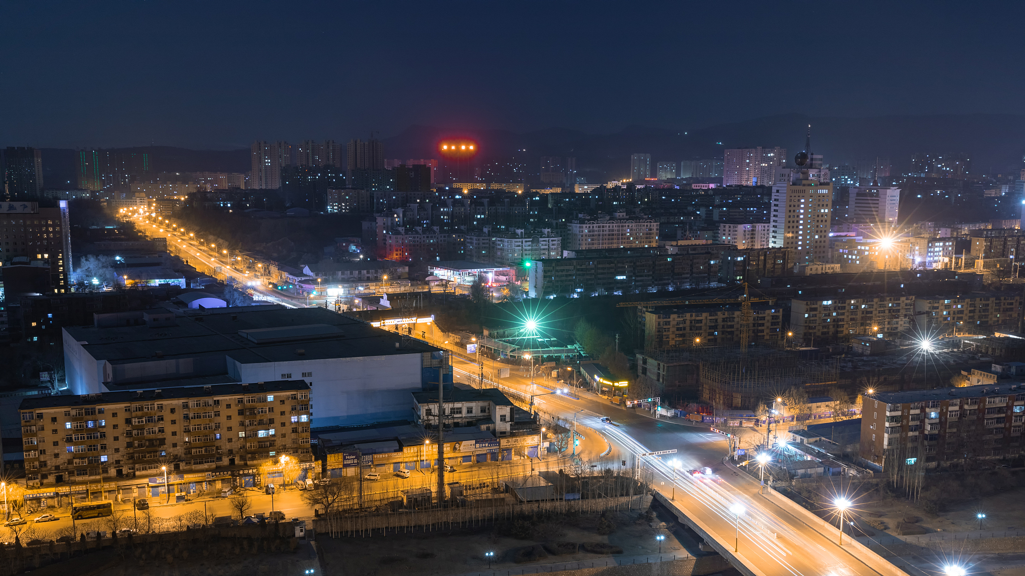 小城夜景