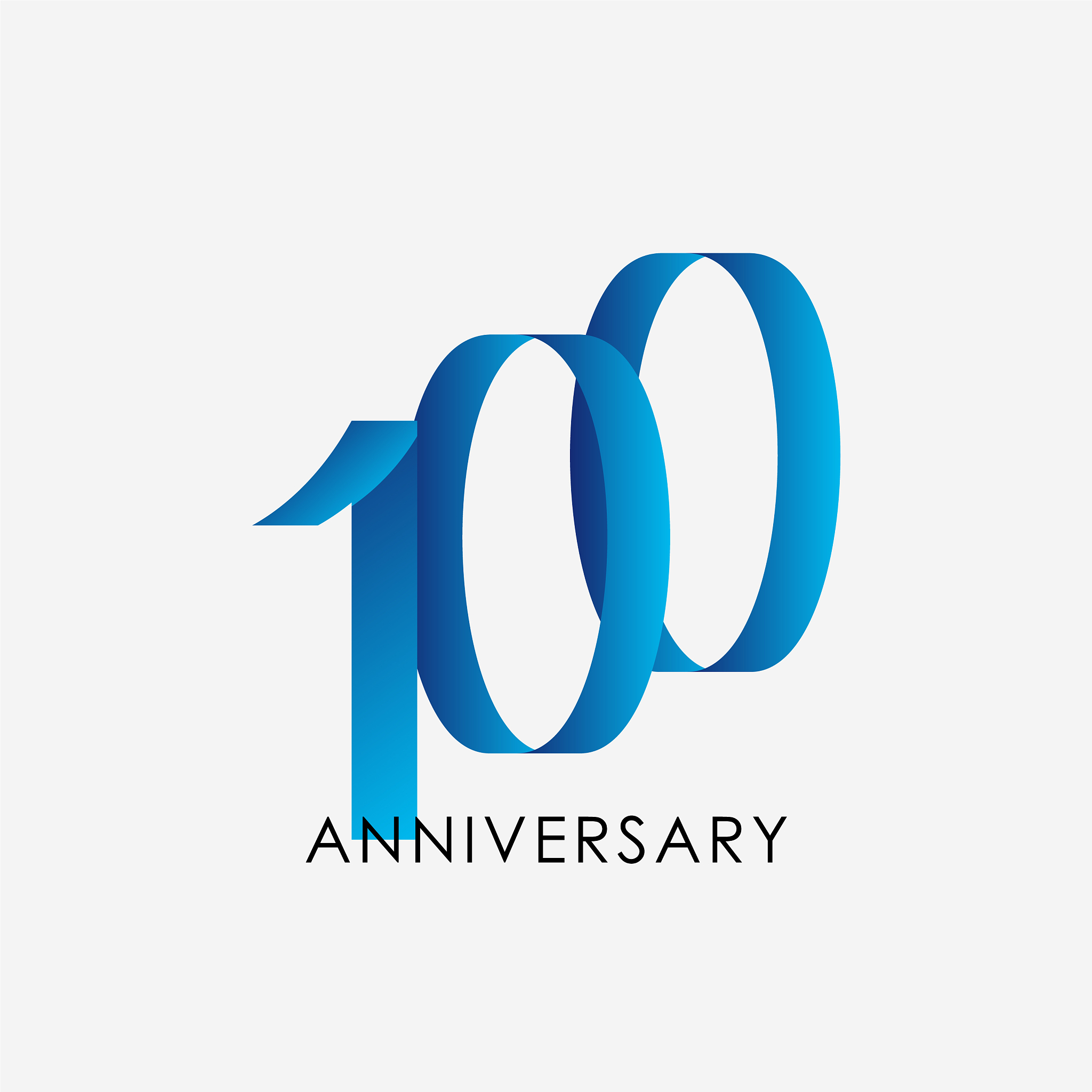 100 years anniversary template design