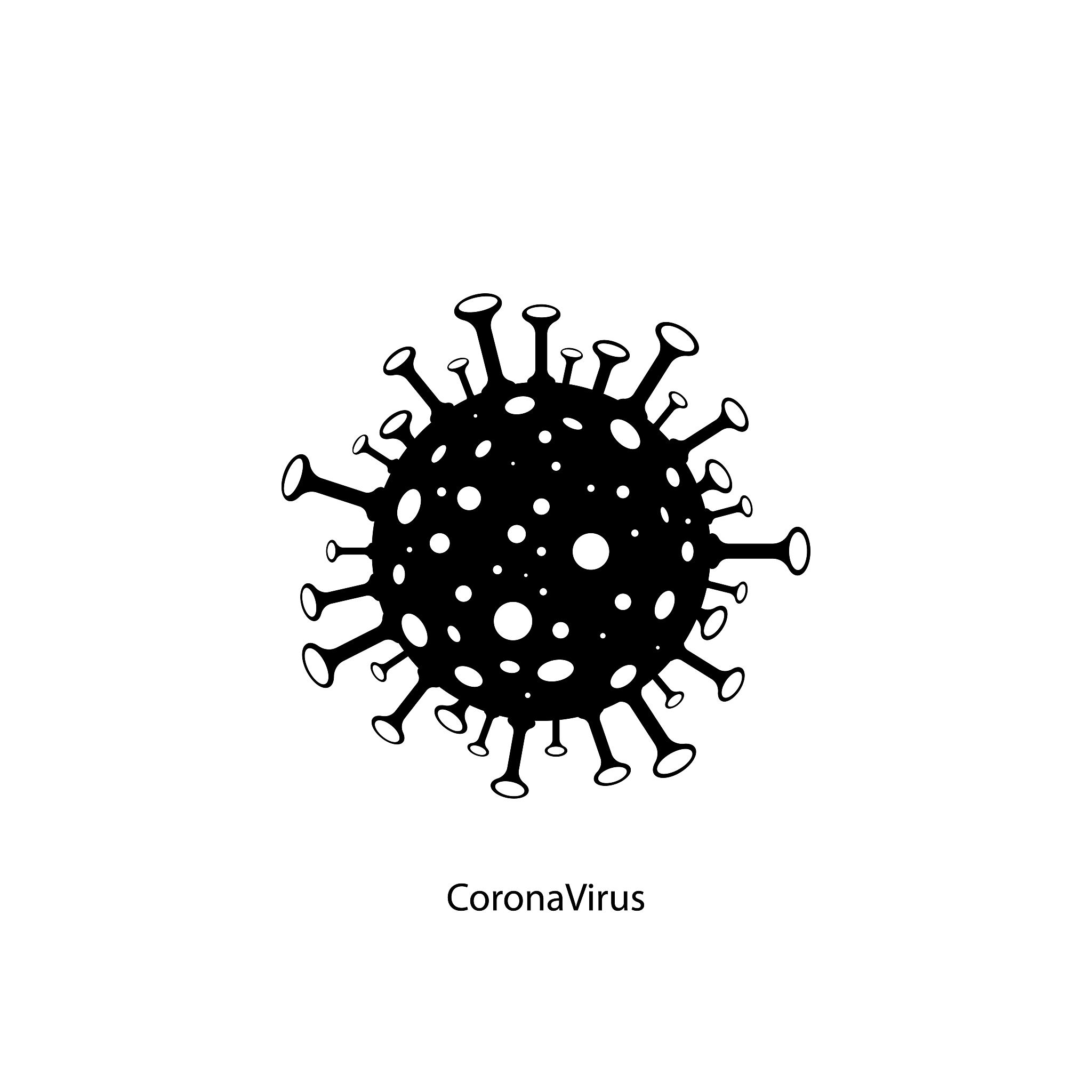 webbacteria cell vector icon. coronavirus icon. bacteria. corona