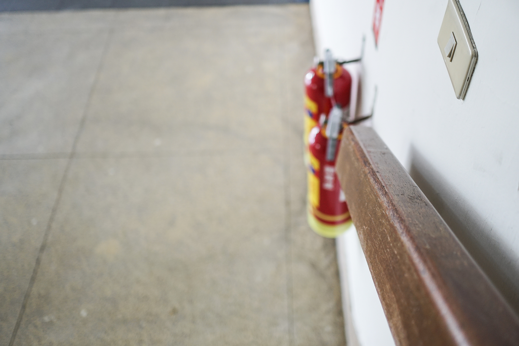 extinguisher in public places.