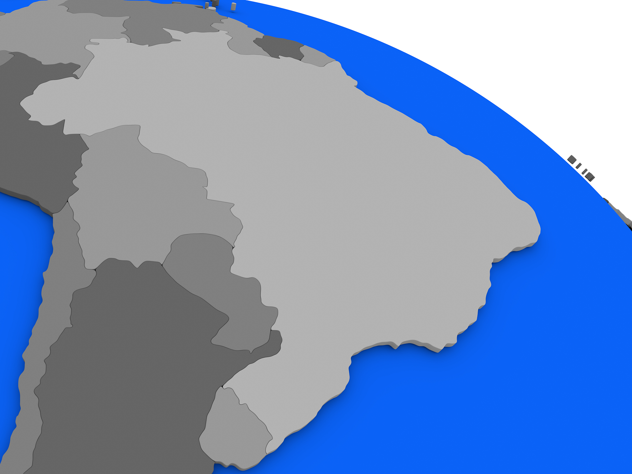 brazil on political earth model