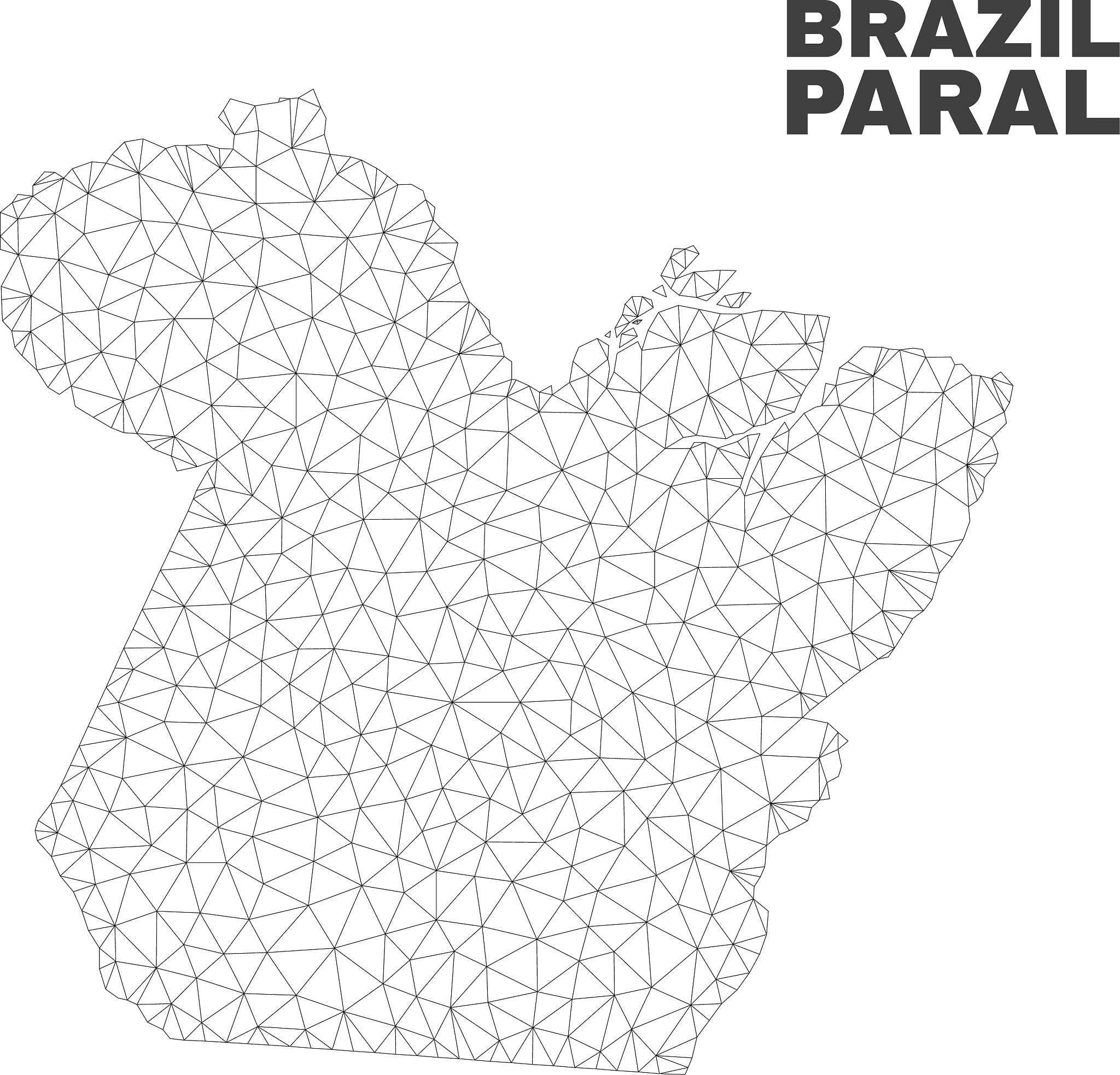 polygonal mesh paral state map