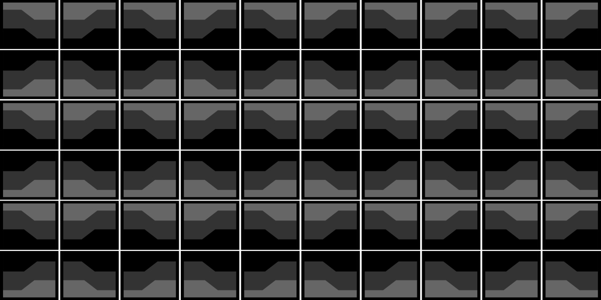 灰度图像采用对称填充举例