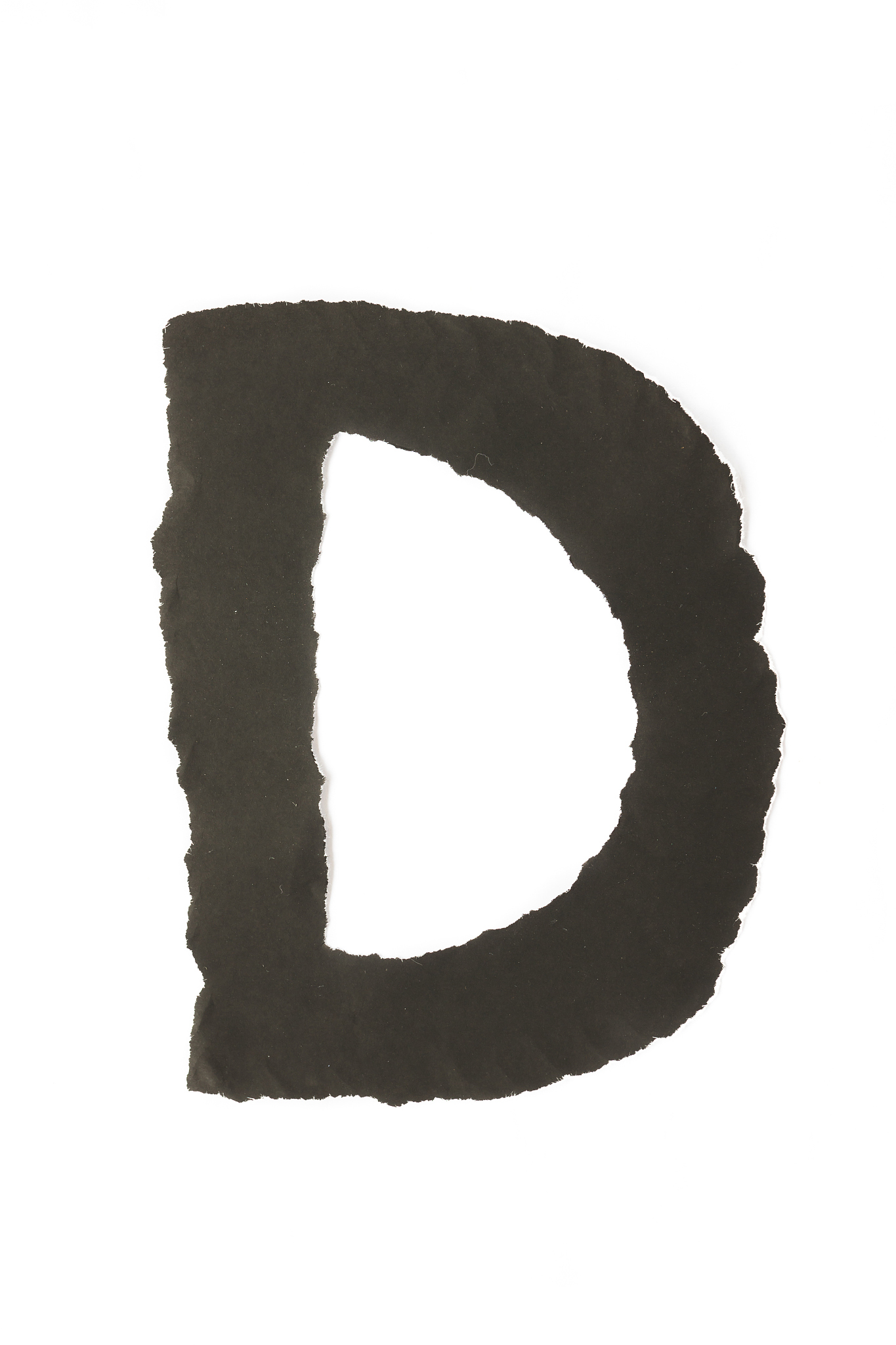 color paper capital letter alphabet