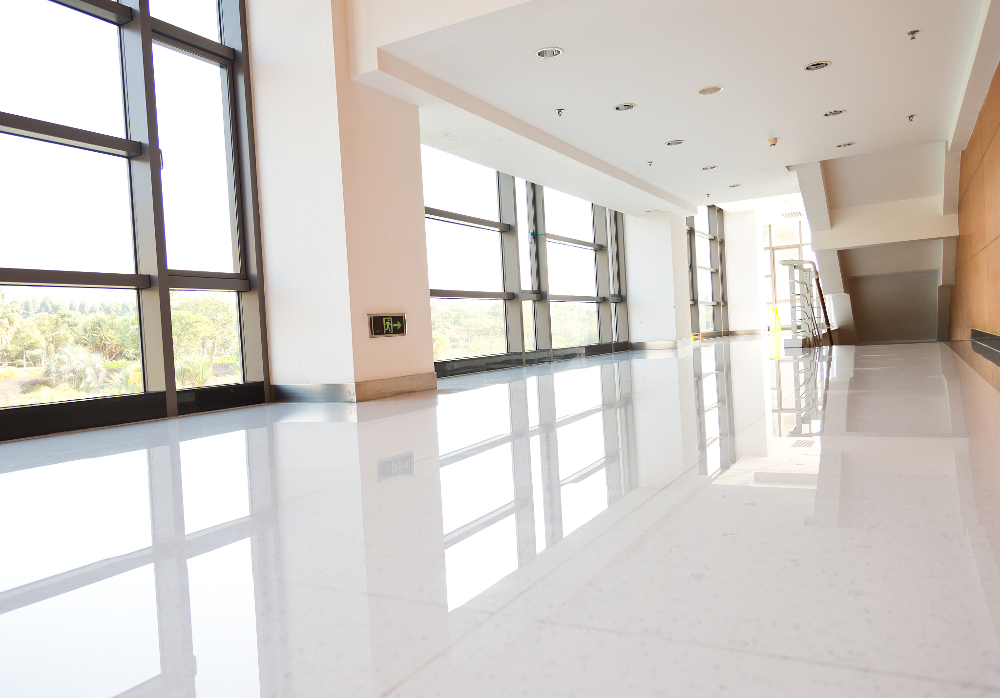 office corridor