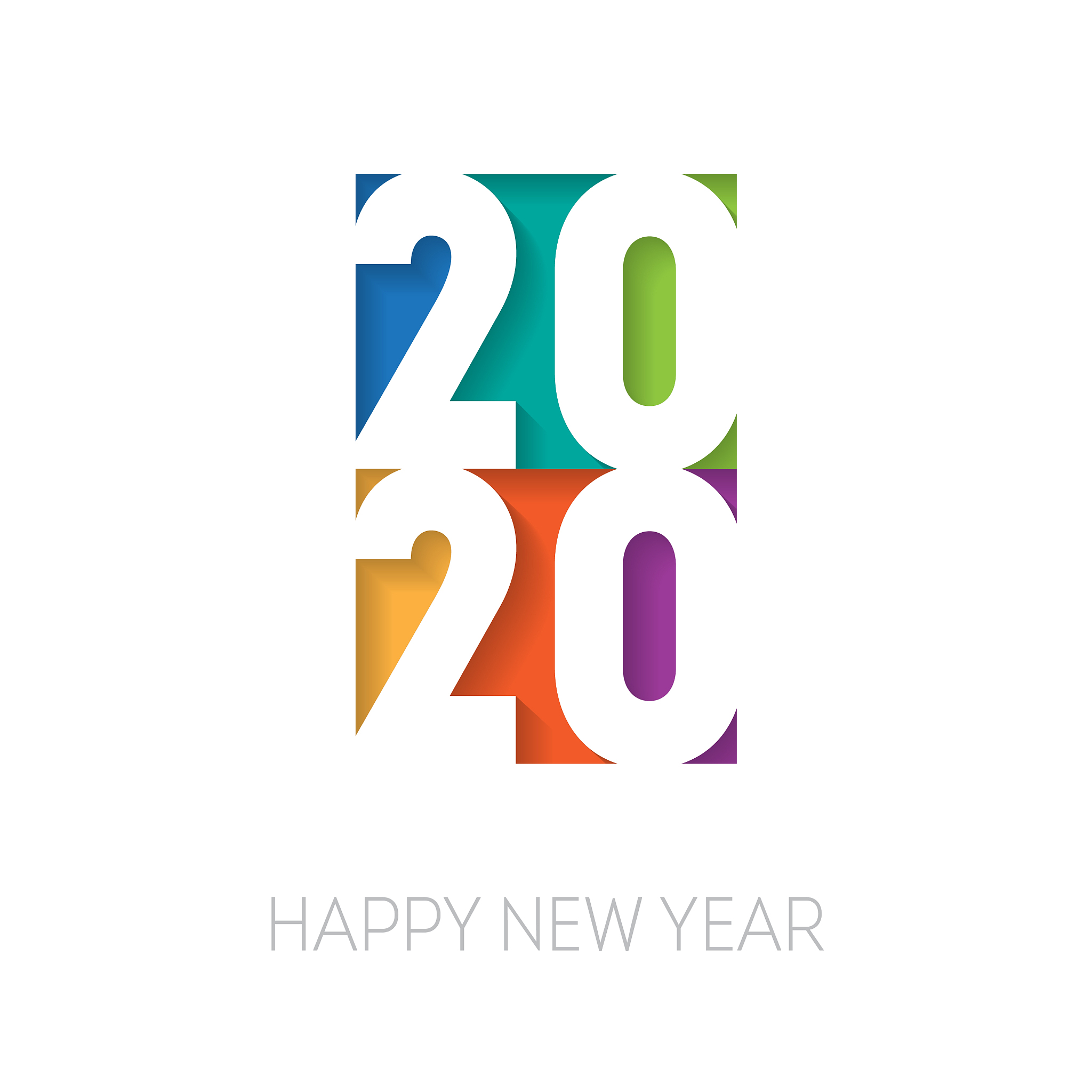 cover business diary for 2020 with wishes