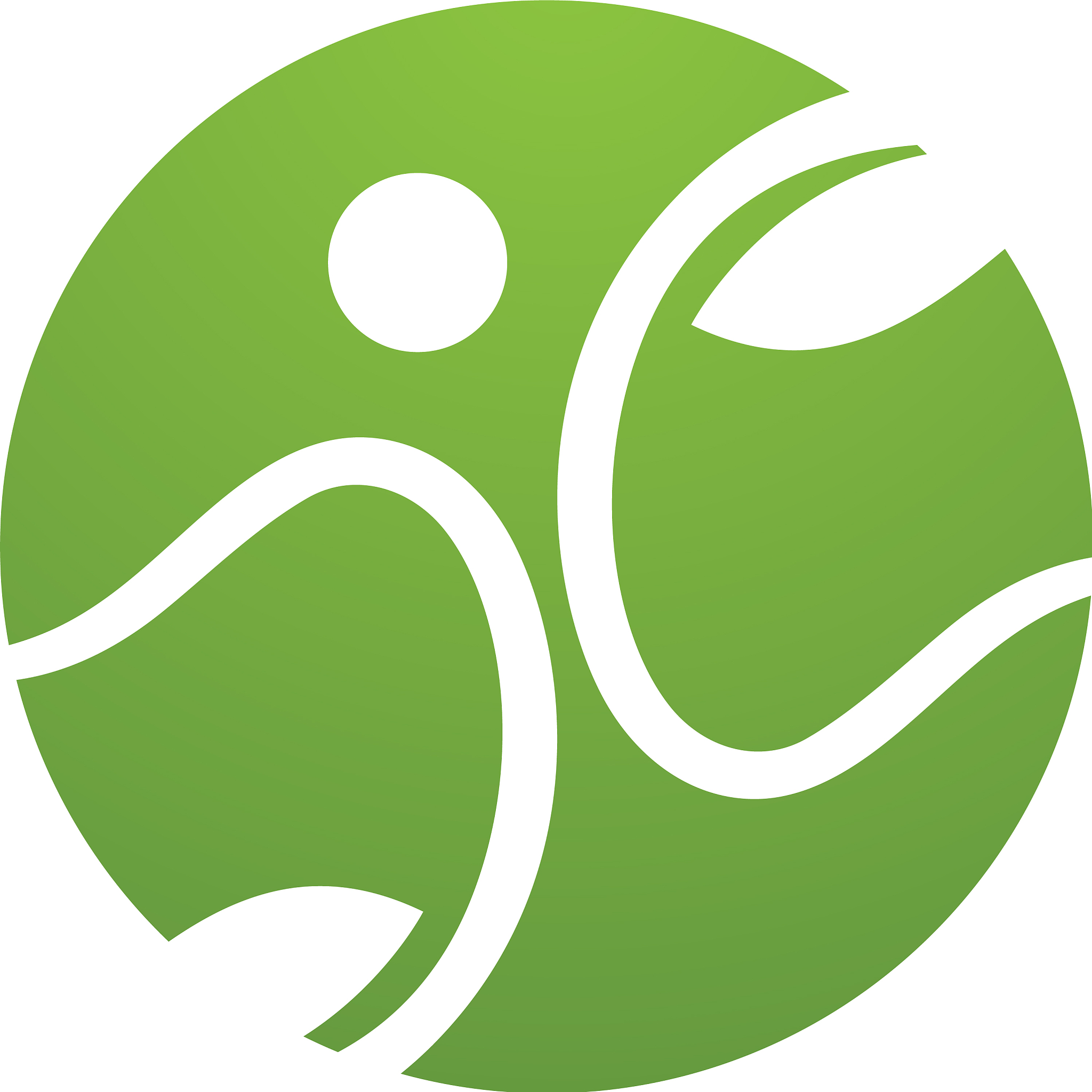 human character logo sign