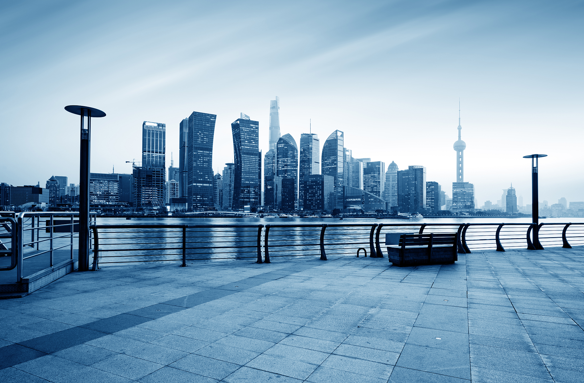 shanghai city skyline