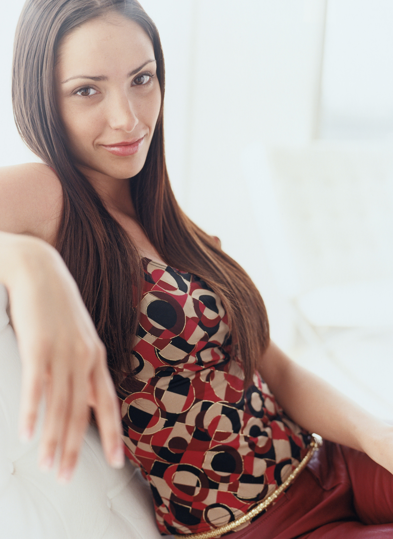 woman sitting in a chair