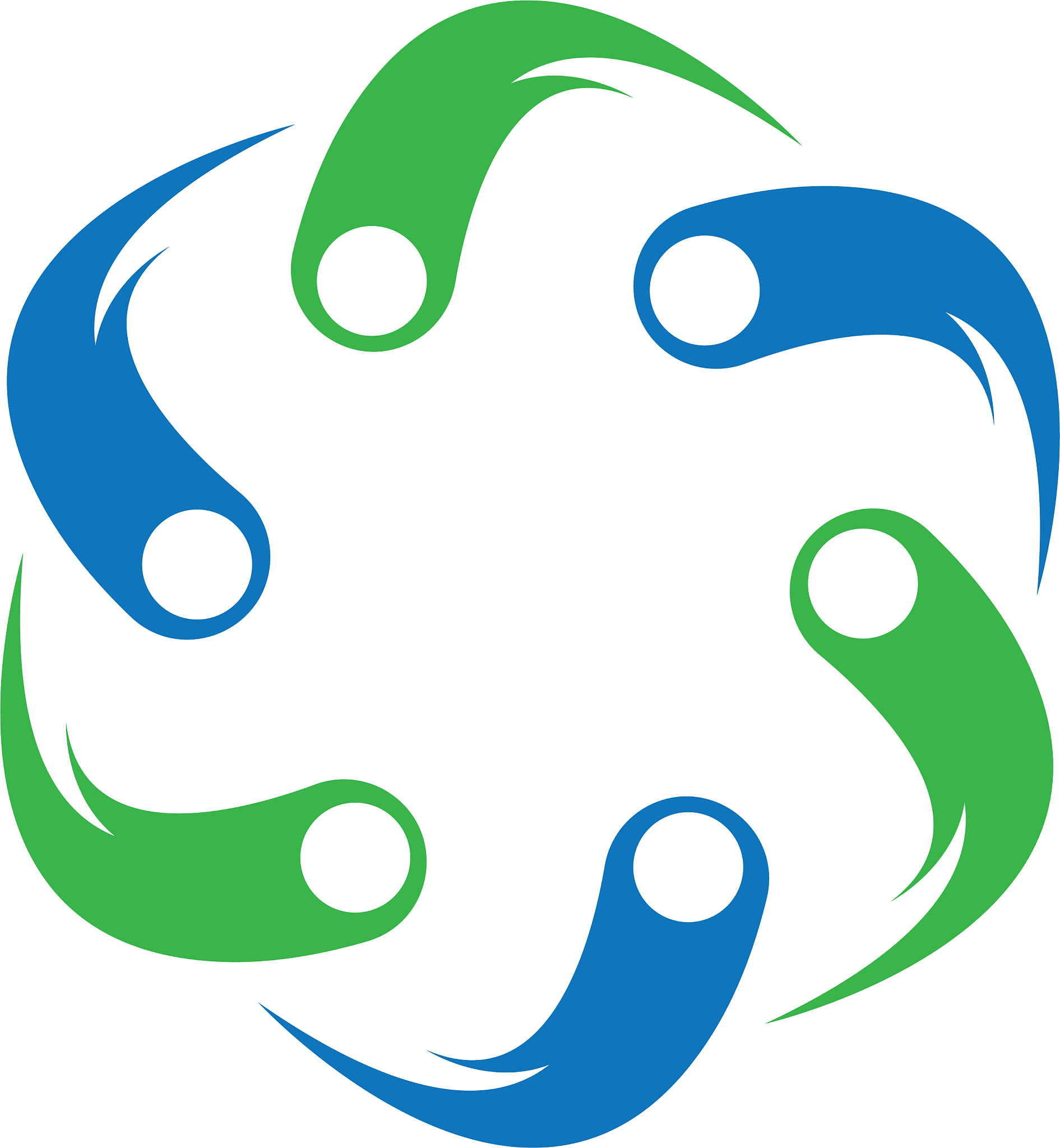 circular technology circuit icon logo