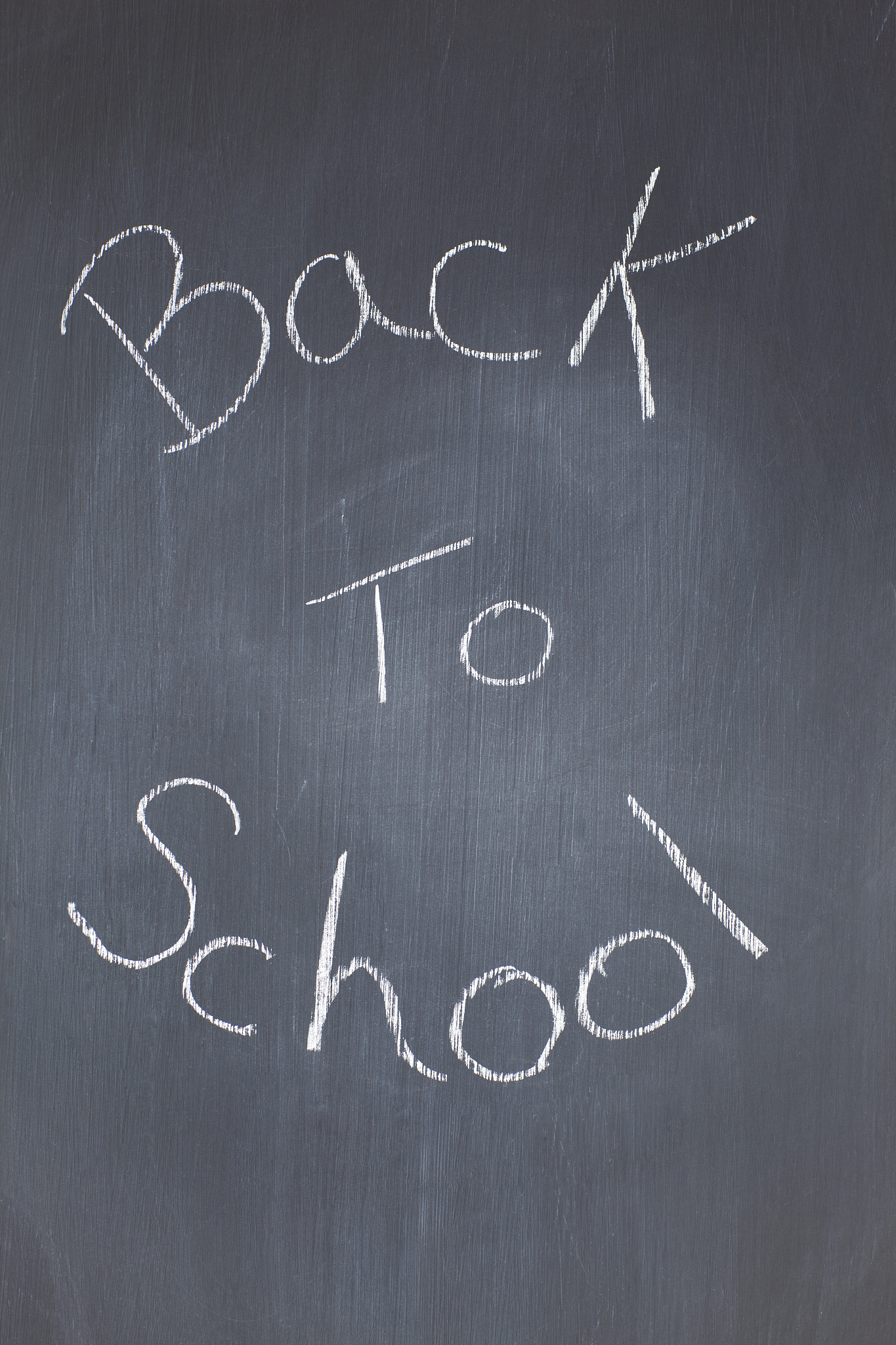 blackboard with back to school written on it