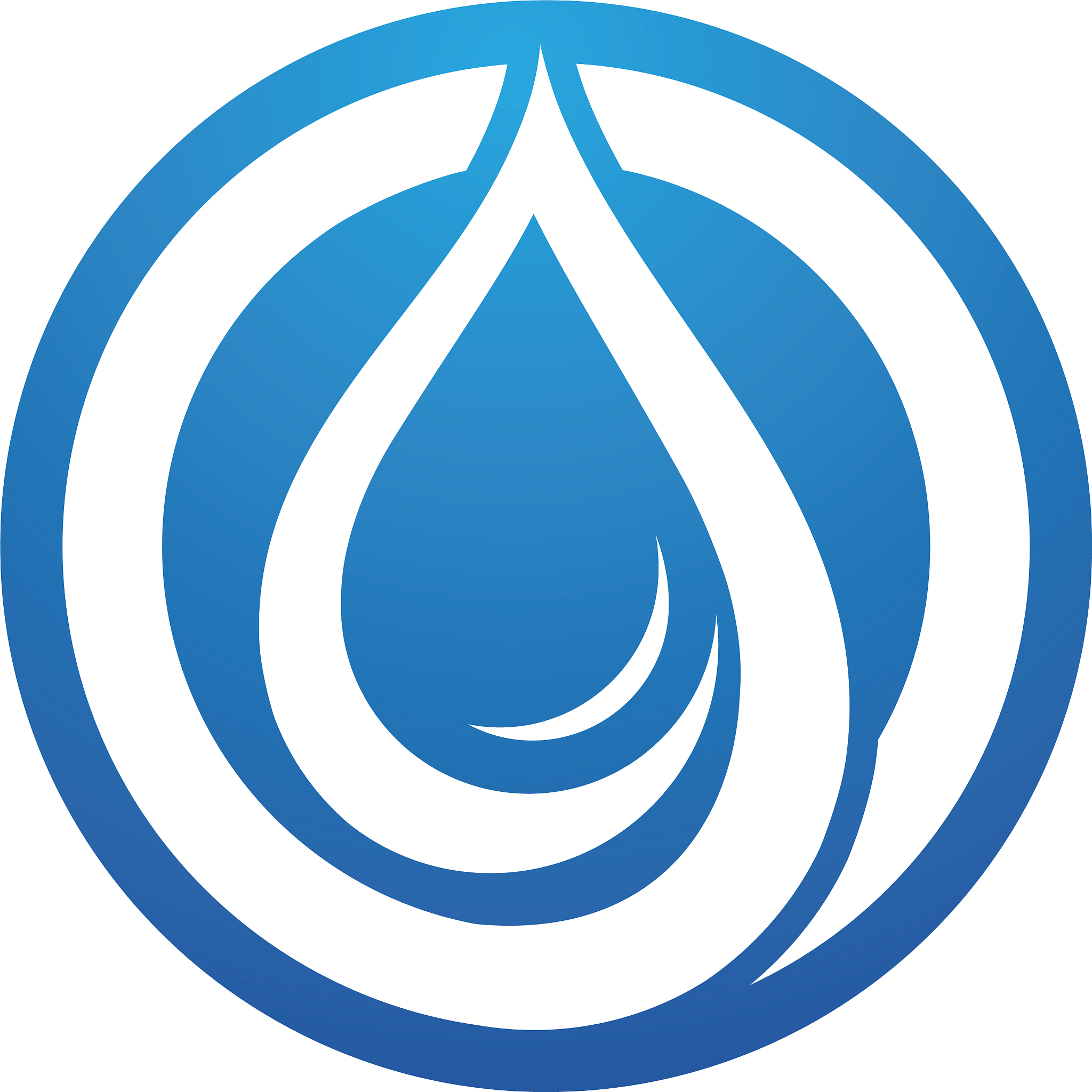 water drop logo template