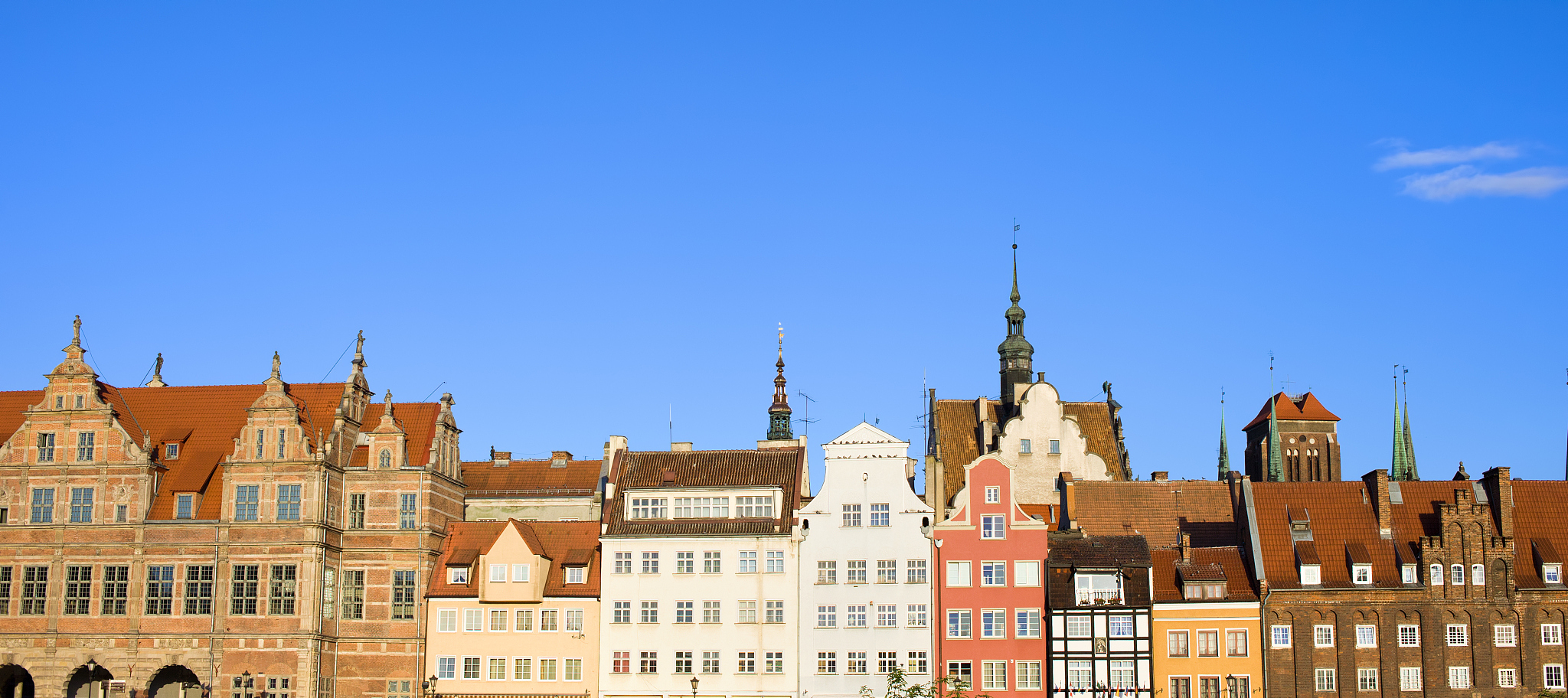 city of gdansk old town skyline