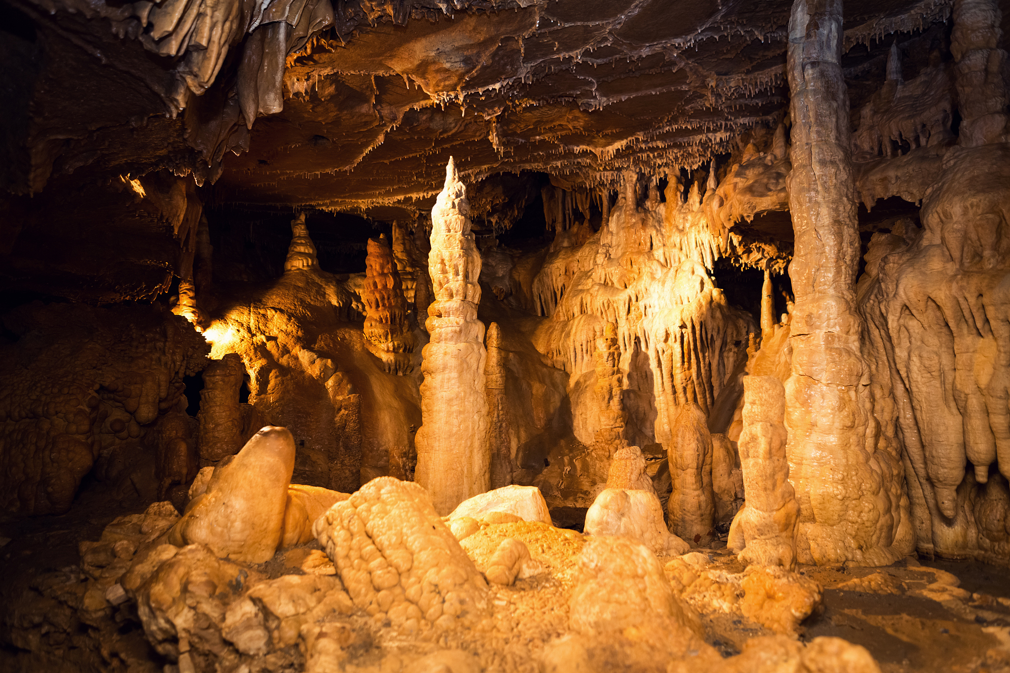 inside of the cave