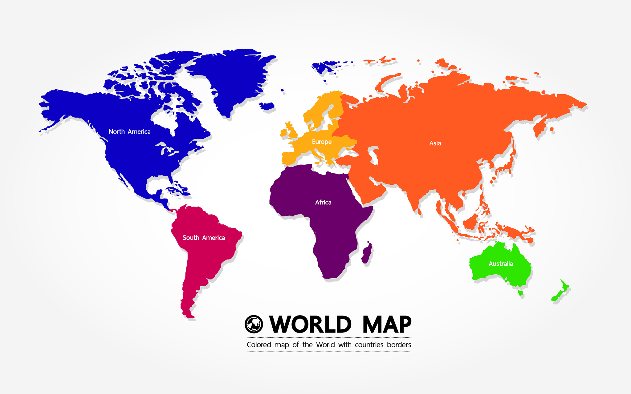 grand world map graphic element